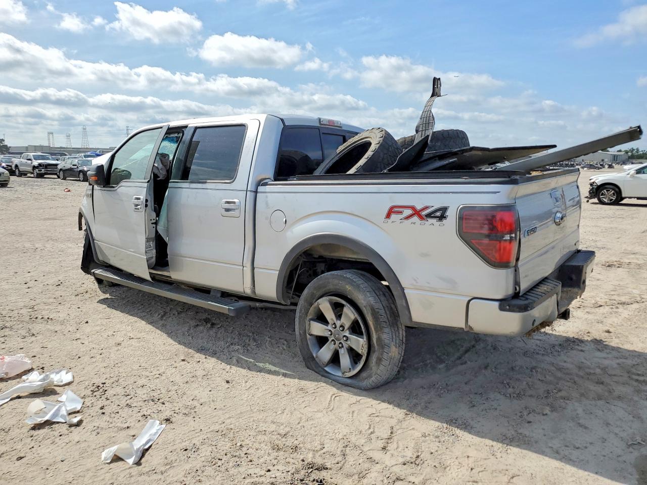 2012 Ford F150 Supercrew Silver vin: 1FTFW1EF1CFA23459