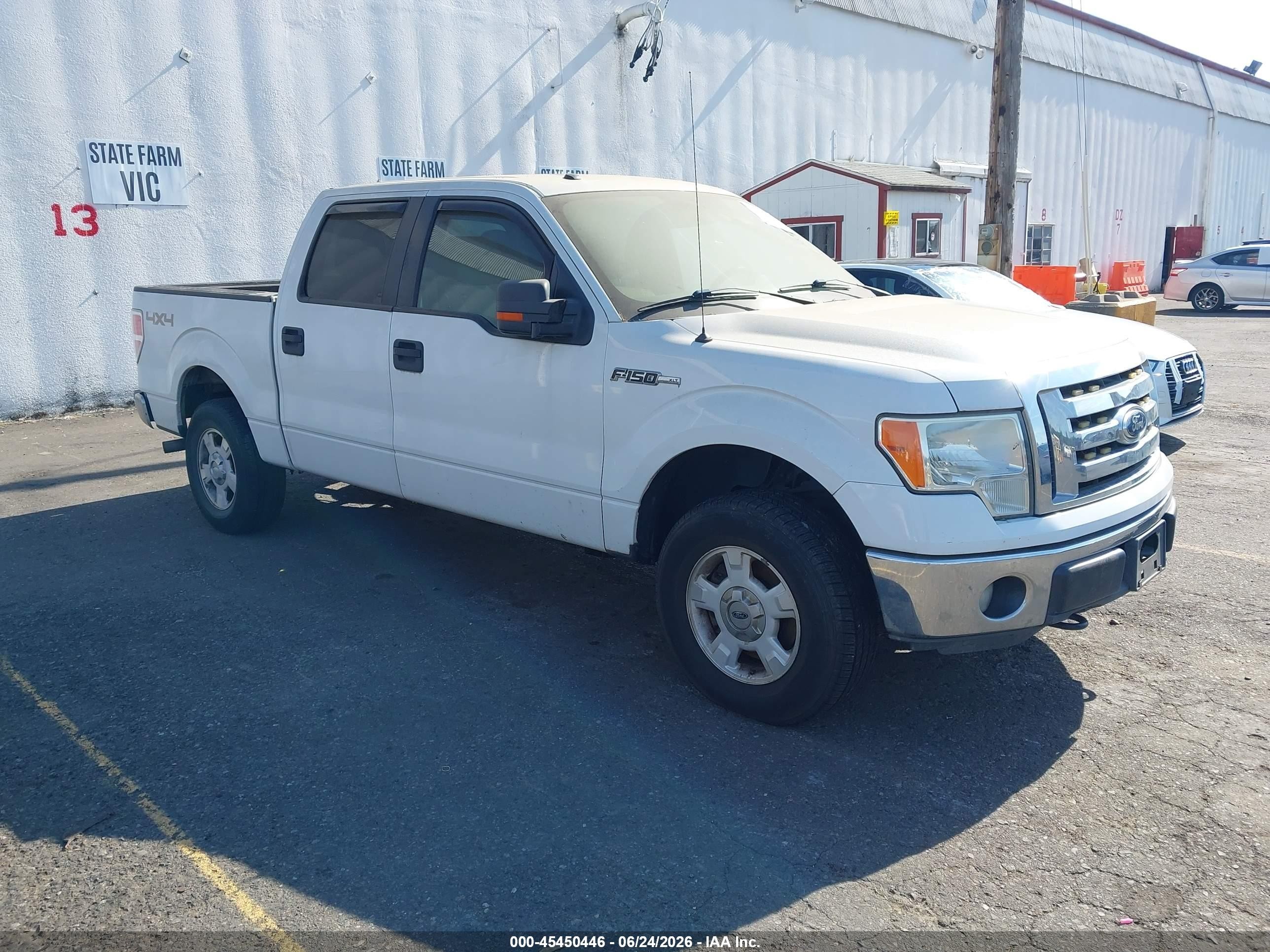 2012 Ford F-150 Fx4/king Ranch/lariat/platinum/xl/xlt White vin: 1FTFW1EF1CFA29780