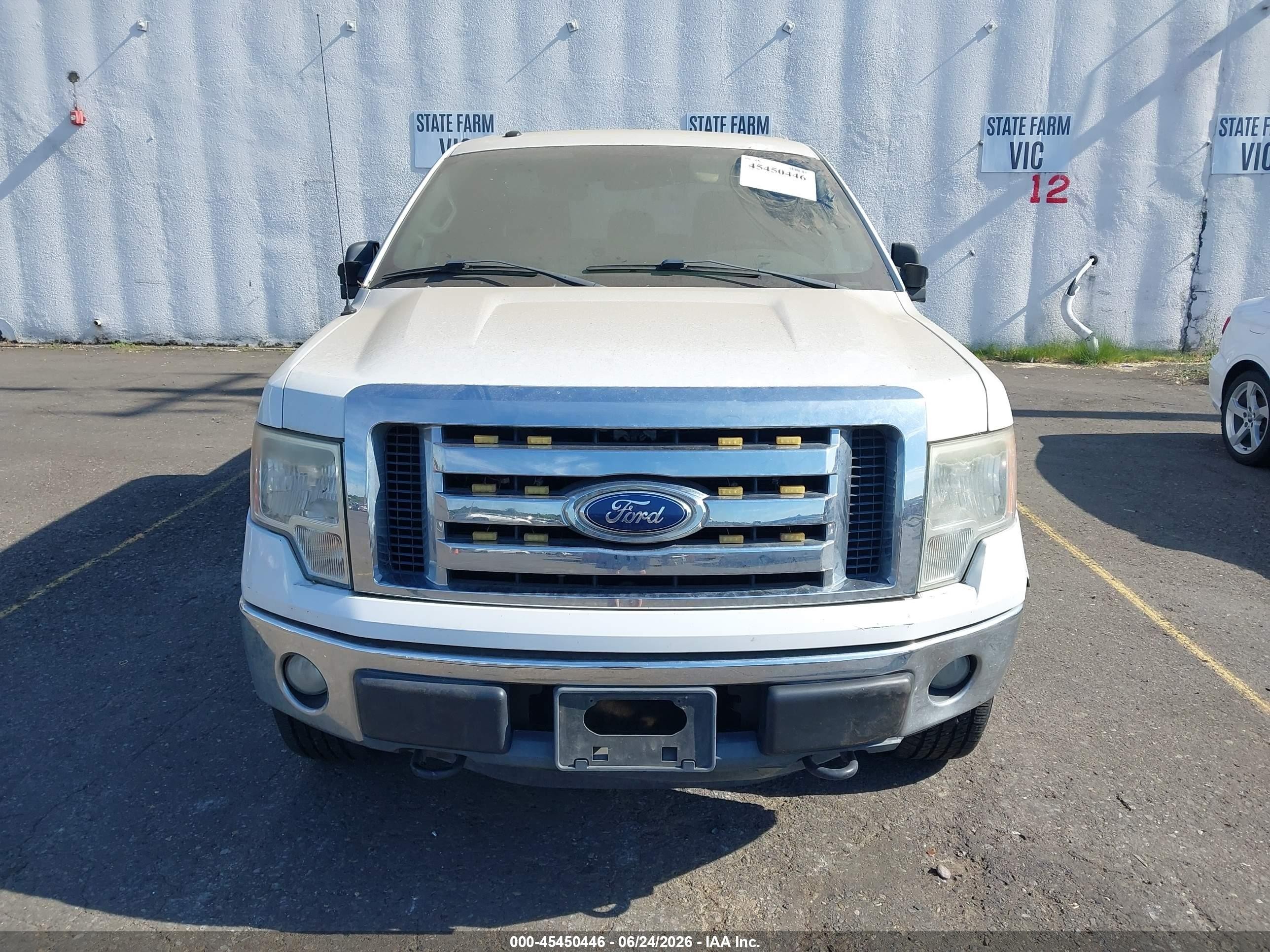 2012 Ford F-150 Fx4/king Ranch/lariat/platinum/xl/xlt White vin: 1FTFW1EF1CFA29780