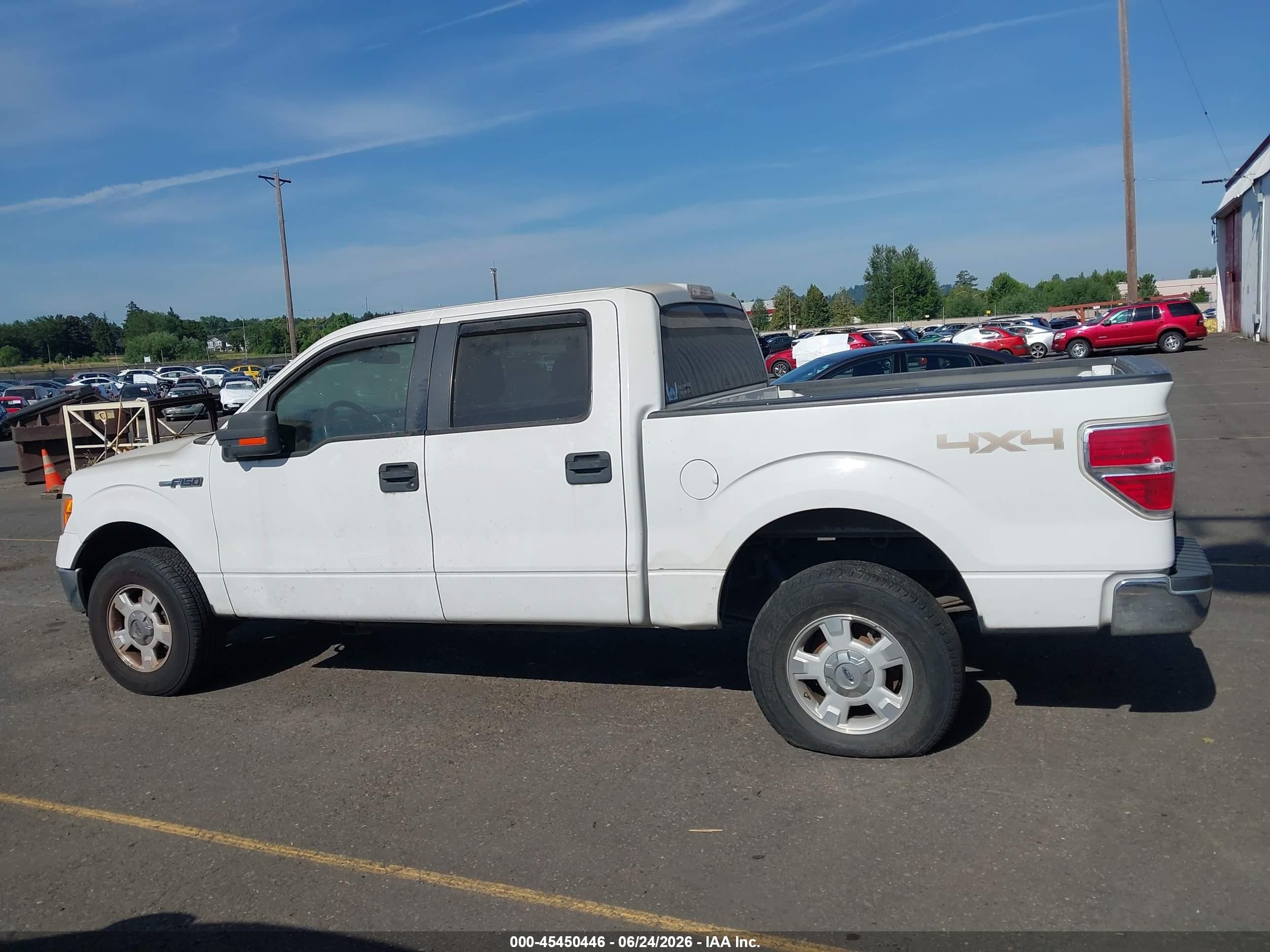 2012 Ford F-150 Fx4/king Ranch/lariat/platinum/xl/xlt White vin: 1FTFW1EF1CFA29780