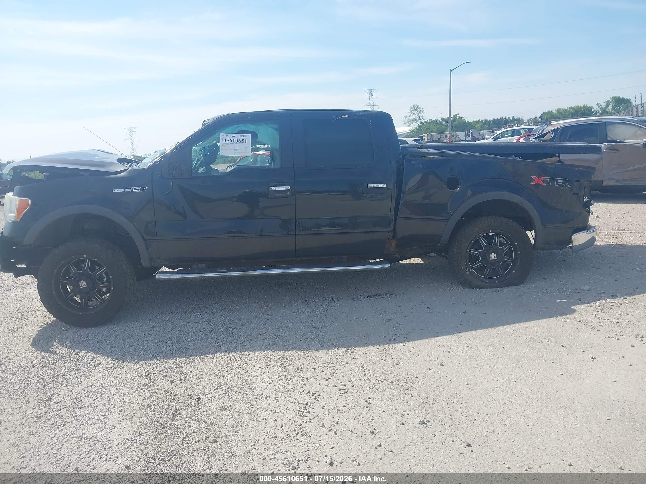 2012 Ford F-150 Xlt Black vin: 1FTFW1EF1CFA31285