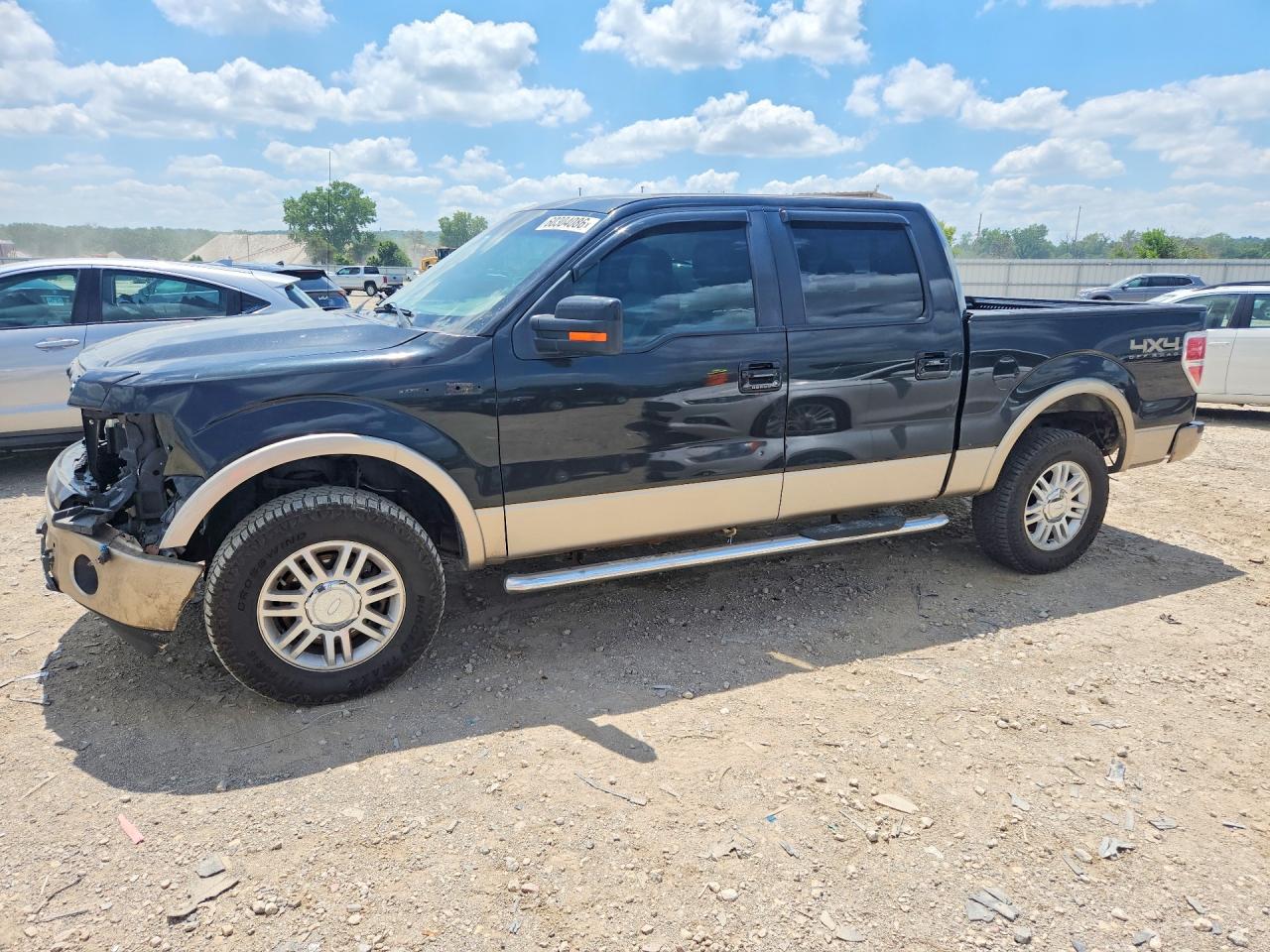 2012 Ford F150 Supercrew Black vin: 1FTFW1EF1CFA66358