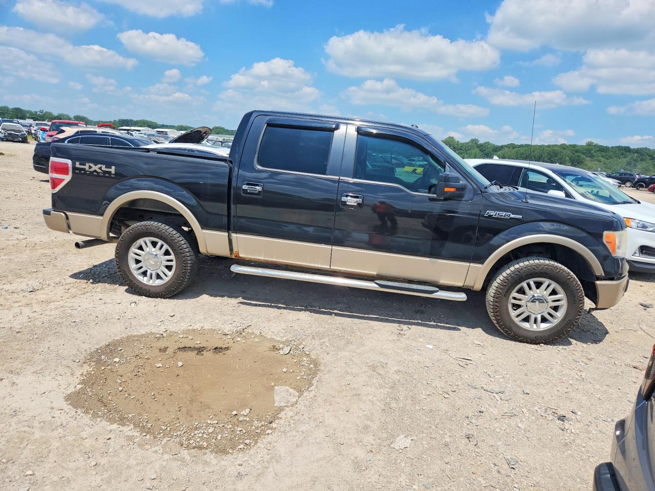 2012 Ford F150 Supercrew Black vin: 1FTFW1EF1CFA66358