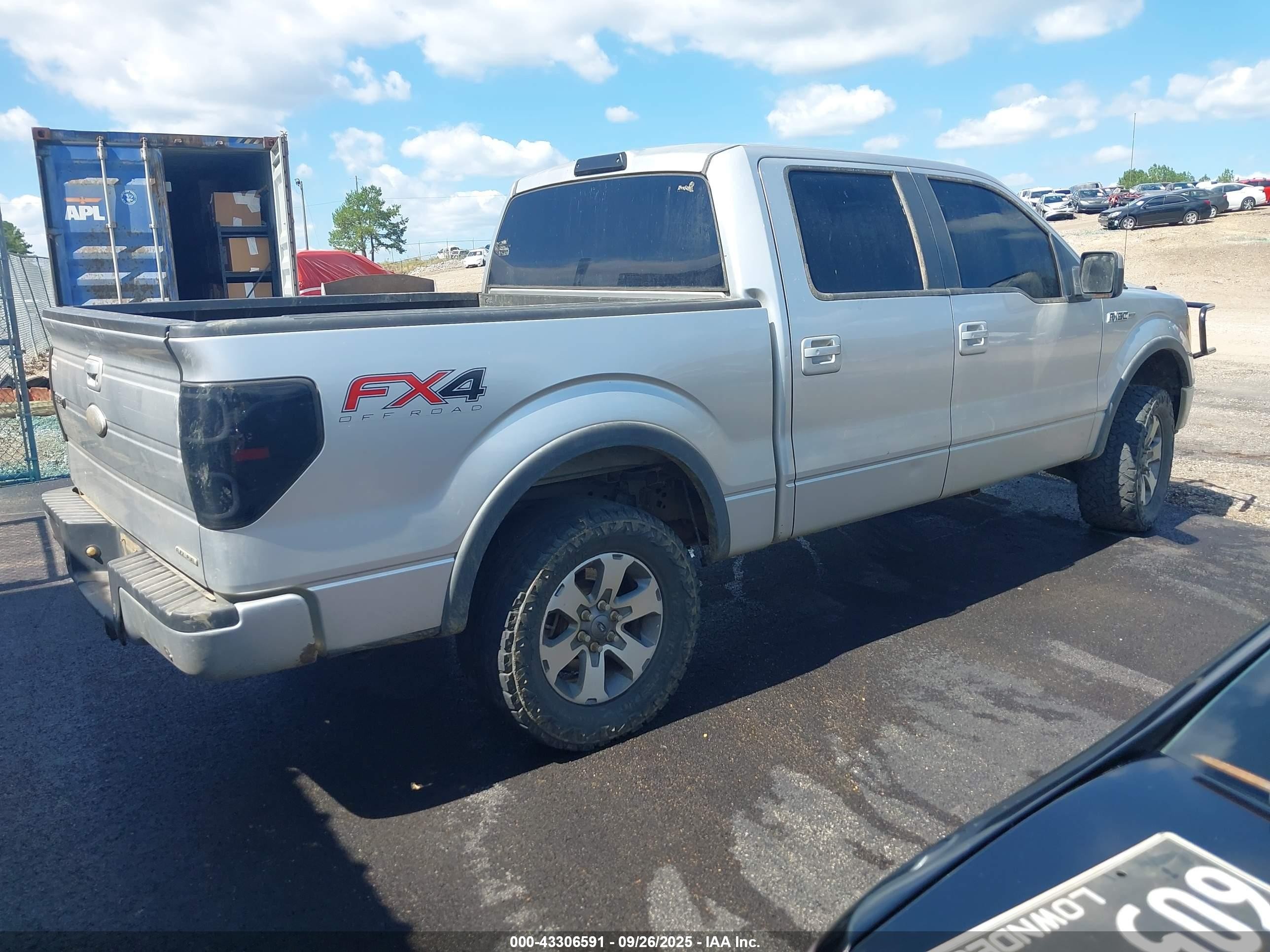 2012 Ford F-150 Fx4 Gray vin: 1FTFW1EF1CFB04994