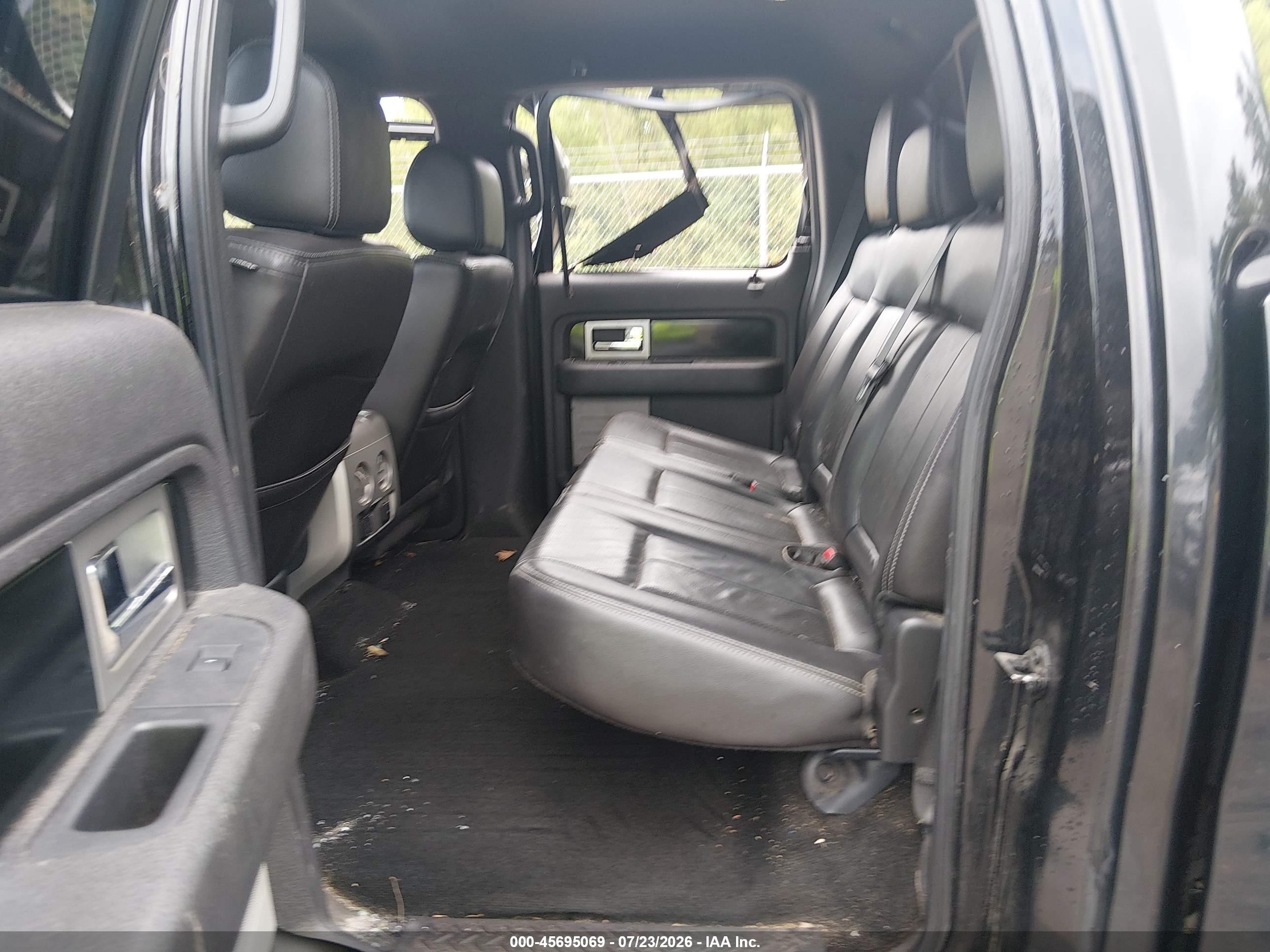 2012 Ford F-150 Fx4 Black vin: 1FTFW1EF1CFB91490