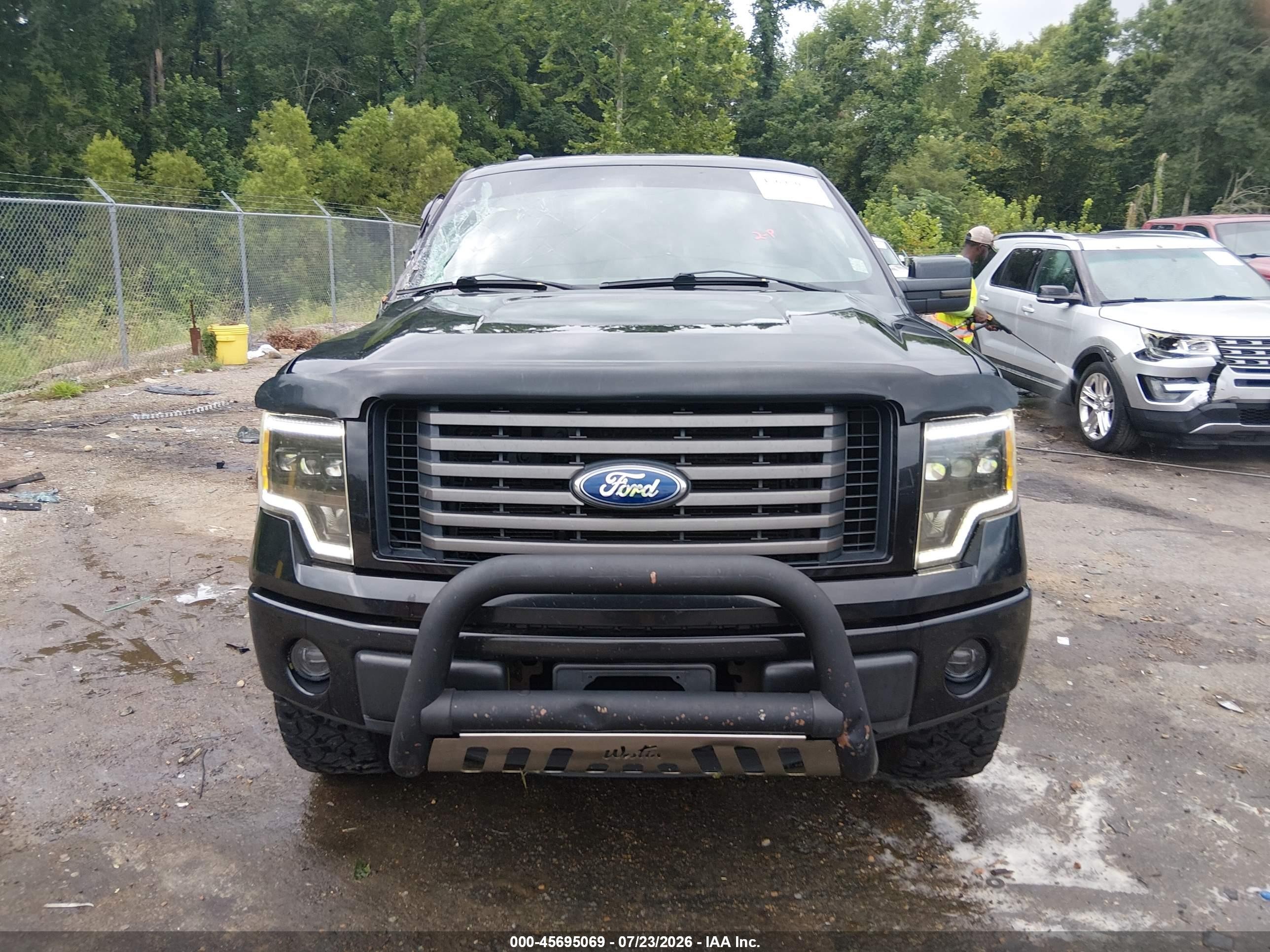 2012 Ford F-150 Fx4 Black vin: 1FTFW1EF1CFB91490