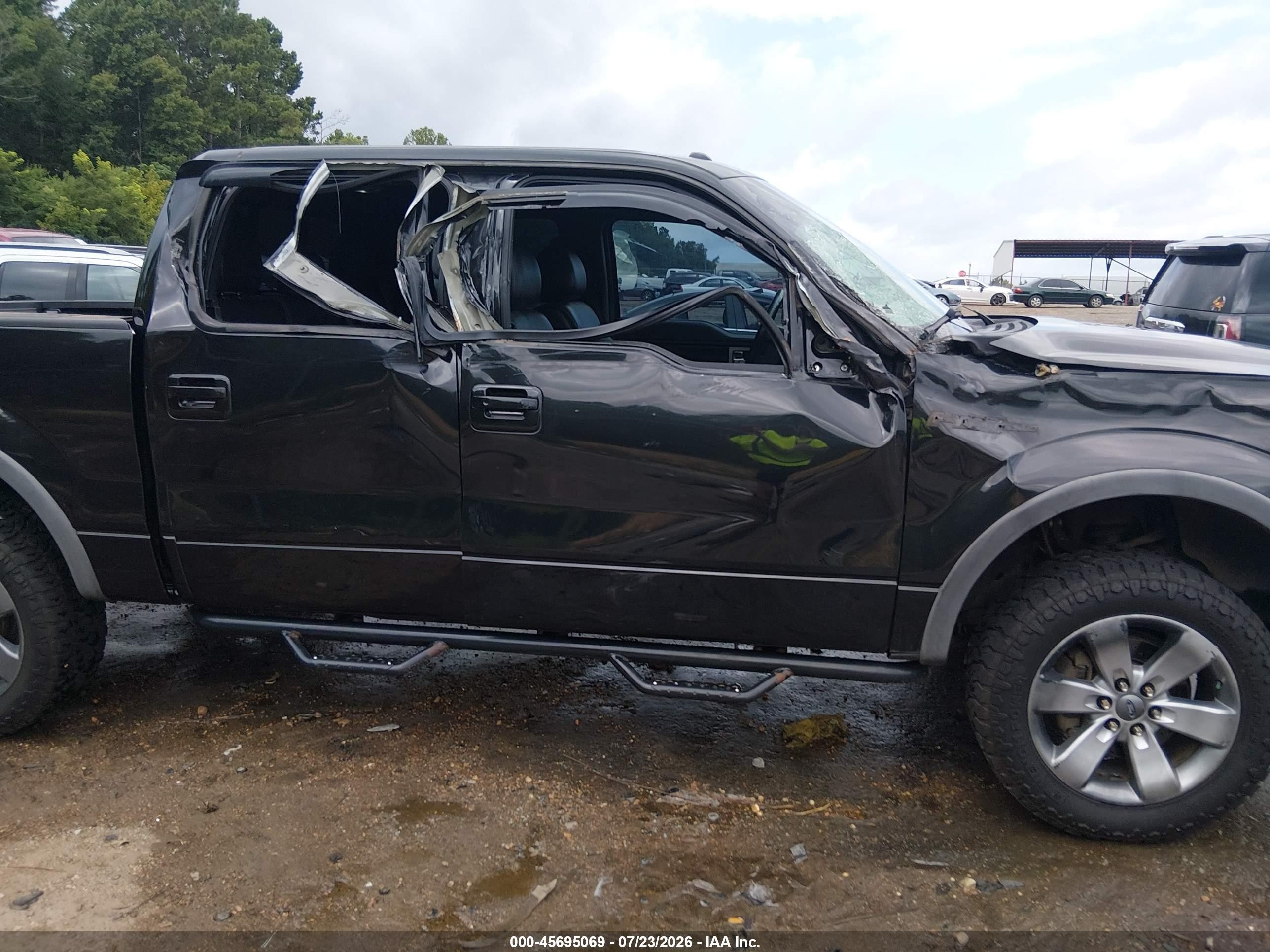 2012 Ford F-150 Fx4 Black vin: 1FTFW1EF1CFB91490