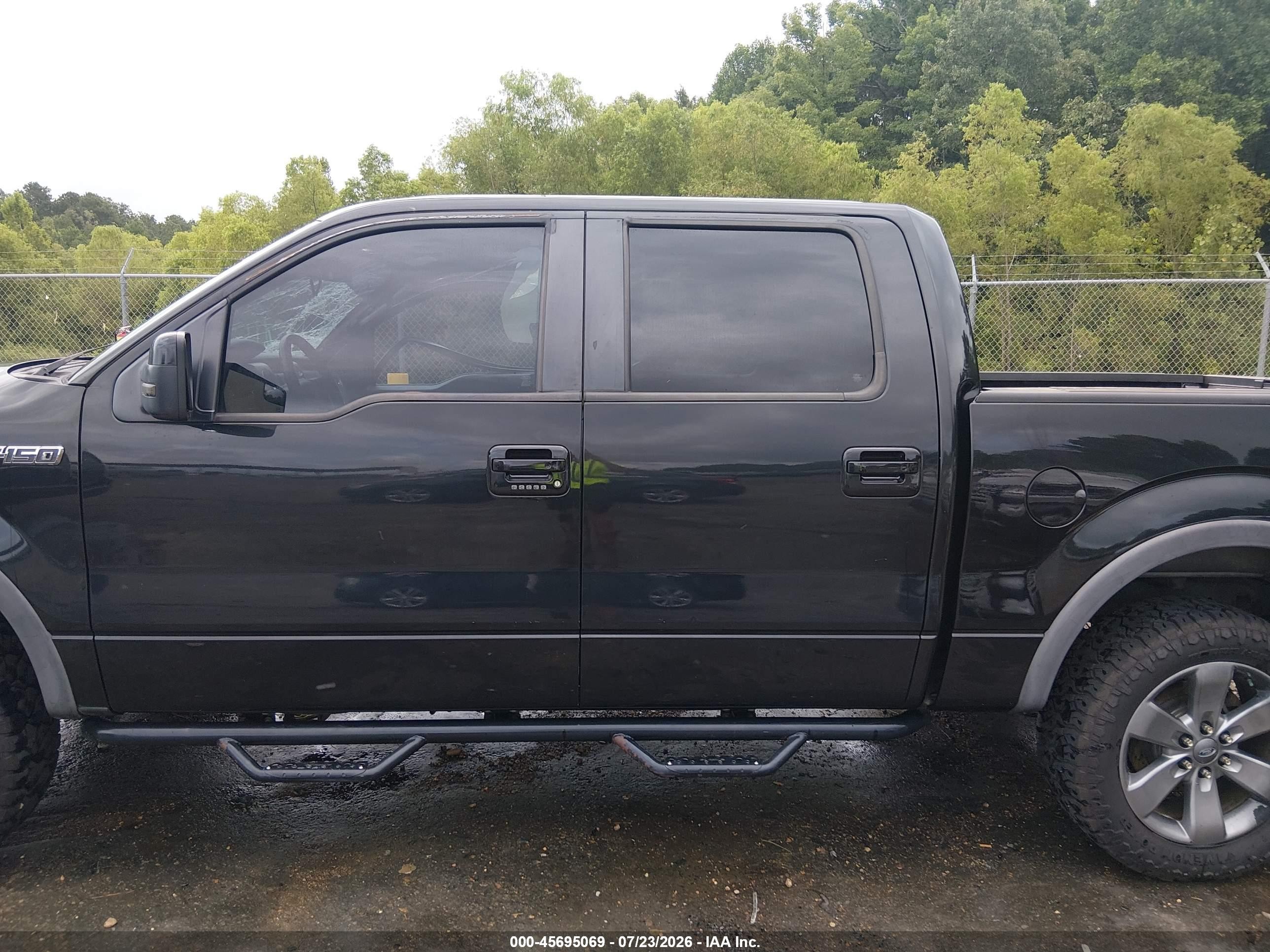 2012 Ford F-150 Fx4 Black vin: 1FTFW1EF1CFB91490