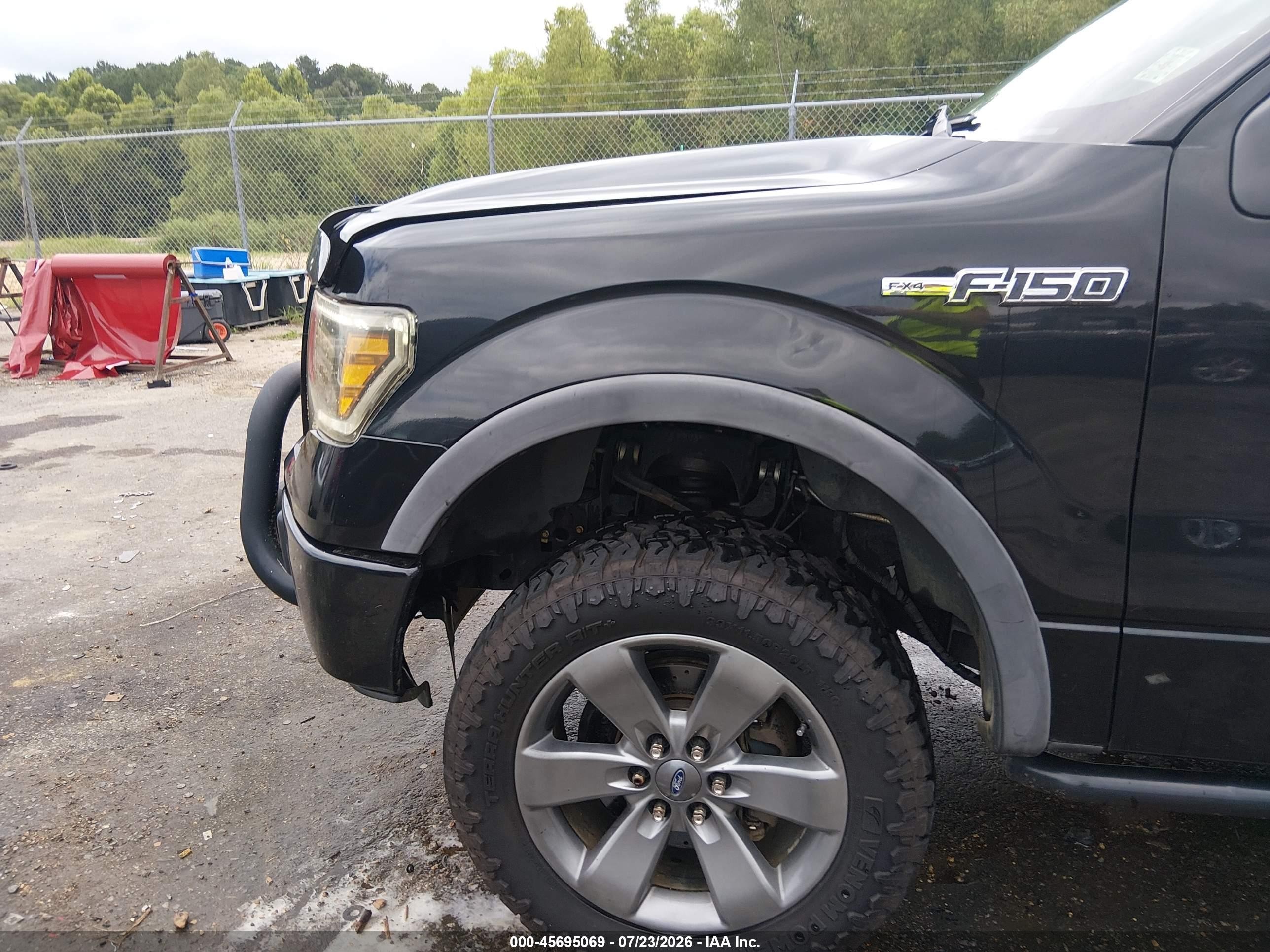 2012 Ford F-150 Fx4 Black vin: 1FTFW1EF1CFB91490