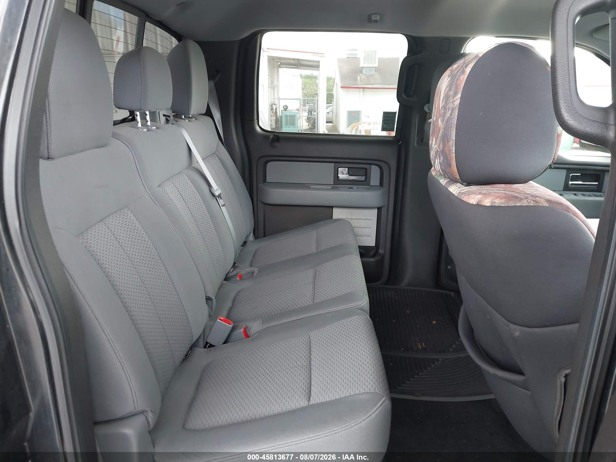 2012 Ford F-150 Xlt Black vin: 1FTFW1EF1CFC00771