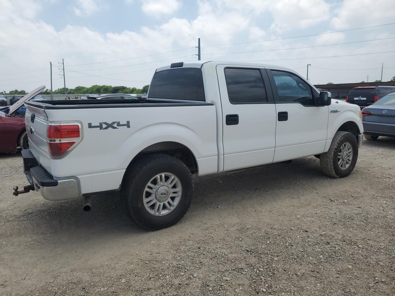 2012 Ford F150 Supercrew White vin: 1FTFW1EF1CKD31223