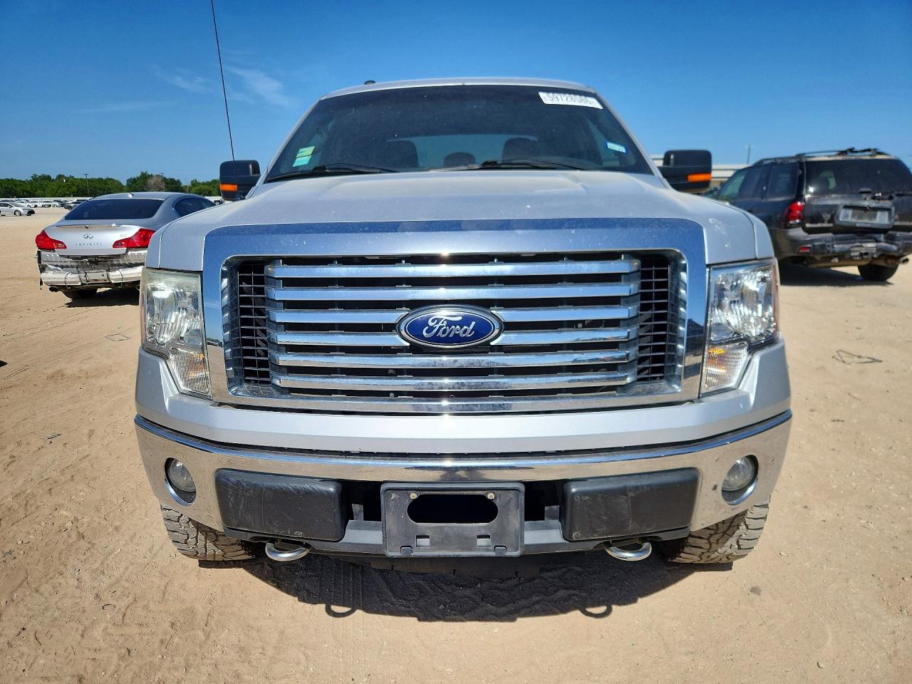 2012 Ford F150 Supercrew Silver vin: 1FTFW1EF1CKD94404