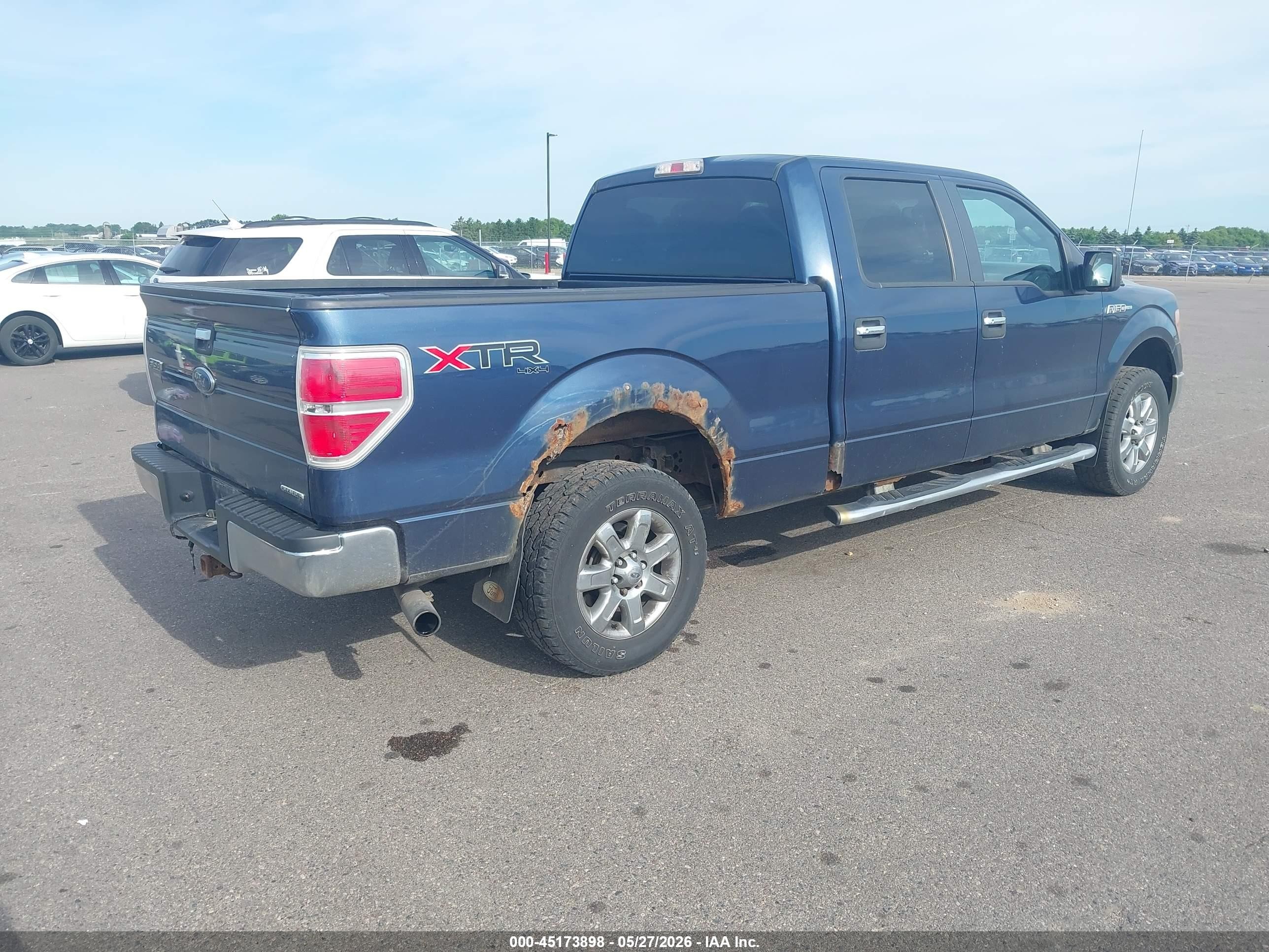 2013 Ford F-150 Xlt Dark Blue vin: 1FTFW1EF1DFA81332