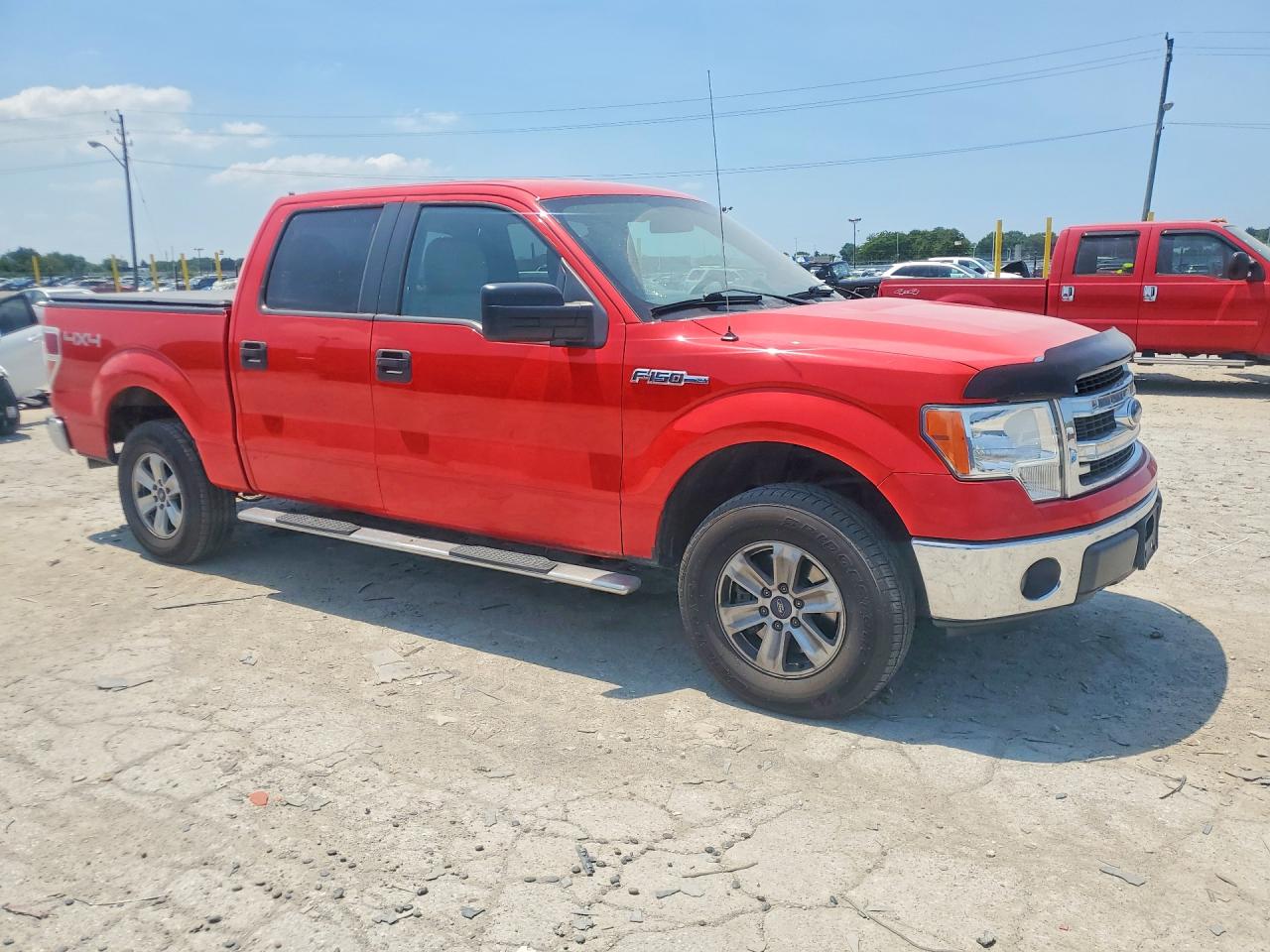 2013 Ford F150 Supercrew Red vin: 1FTFW1EF1DFB99784