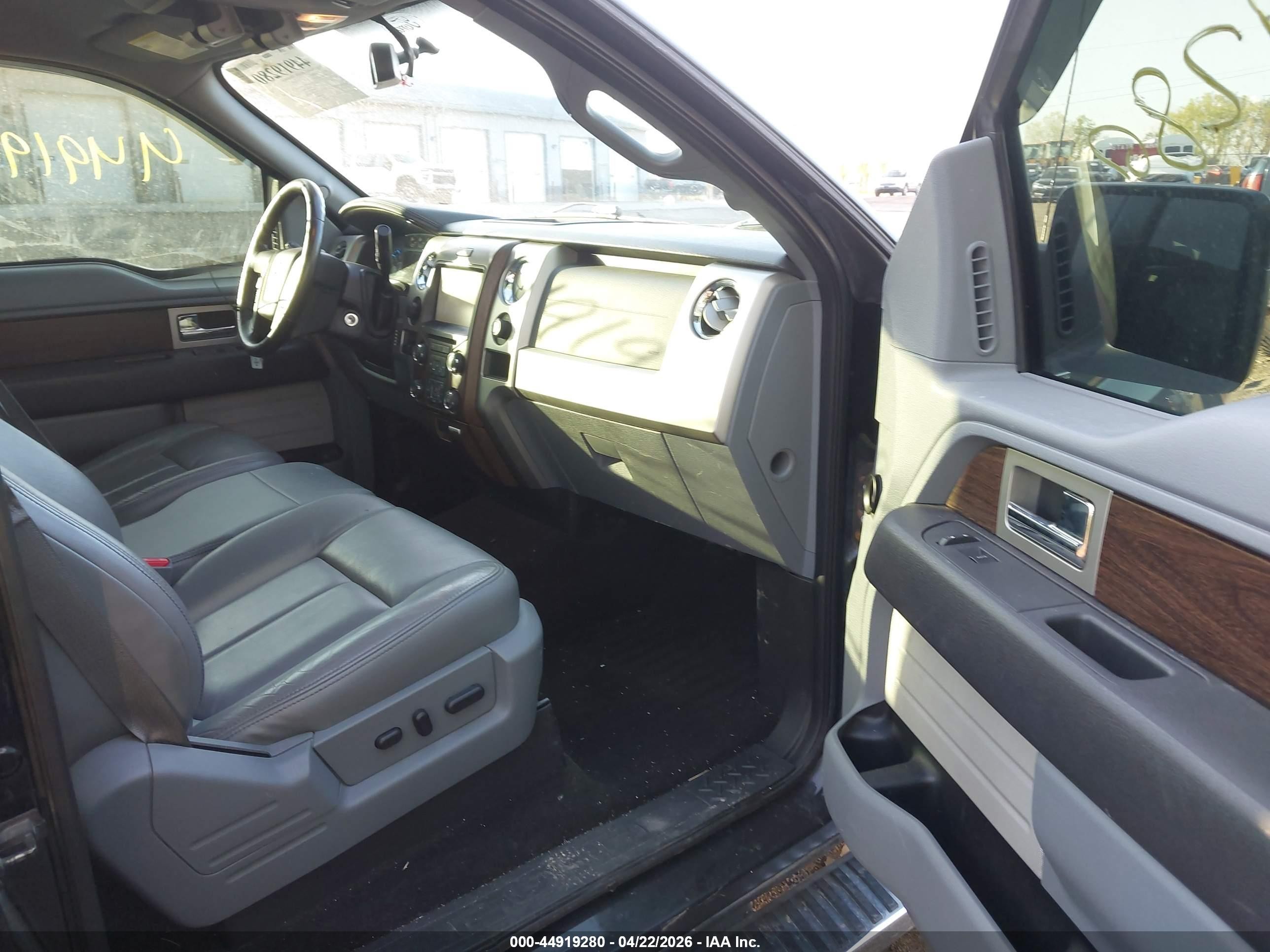 2013 Ford F-150 Lariat Black vin: 1FTFW1EF1DFC19712