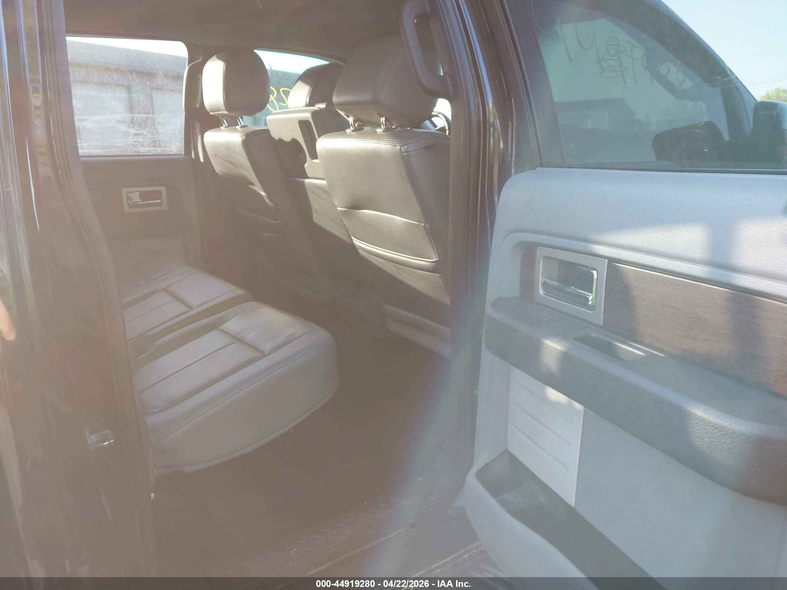 2013 Ford F-150 Lariat Black vin: 1FTFW1EF1DFC19712