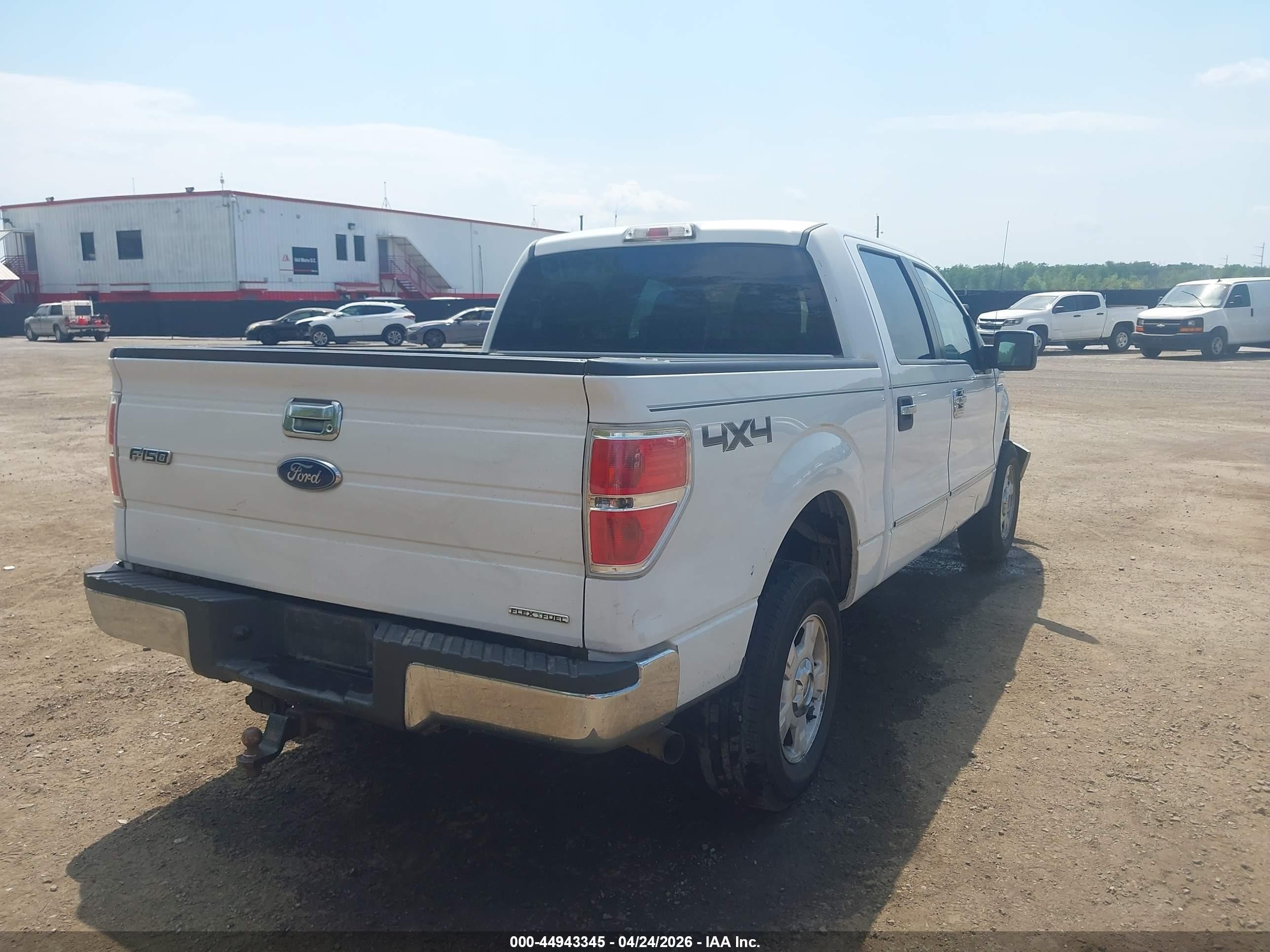 2013 Ford F-150 Xlt White vin: 1FTFW1EF1DFD27618