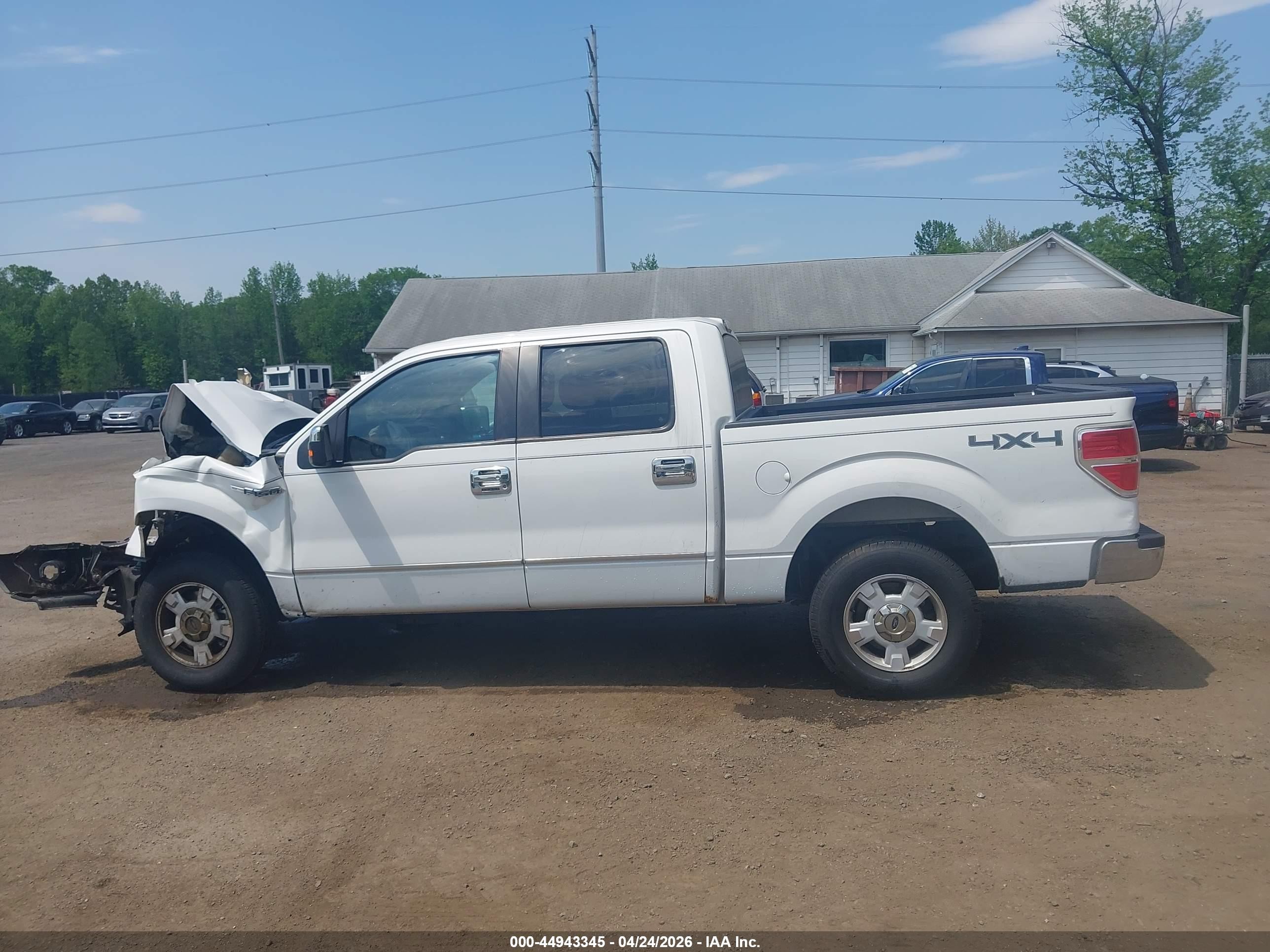 2013 Ford F-150 Xlt White vin: 1FTFW1EF1DFD27618