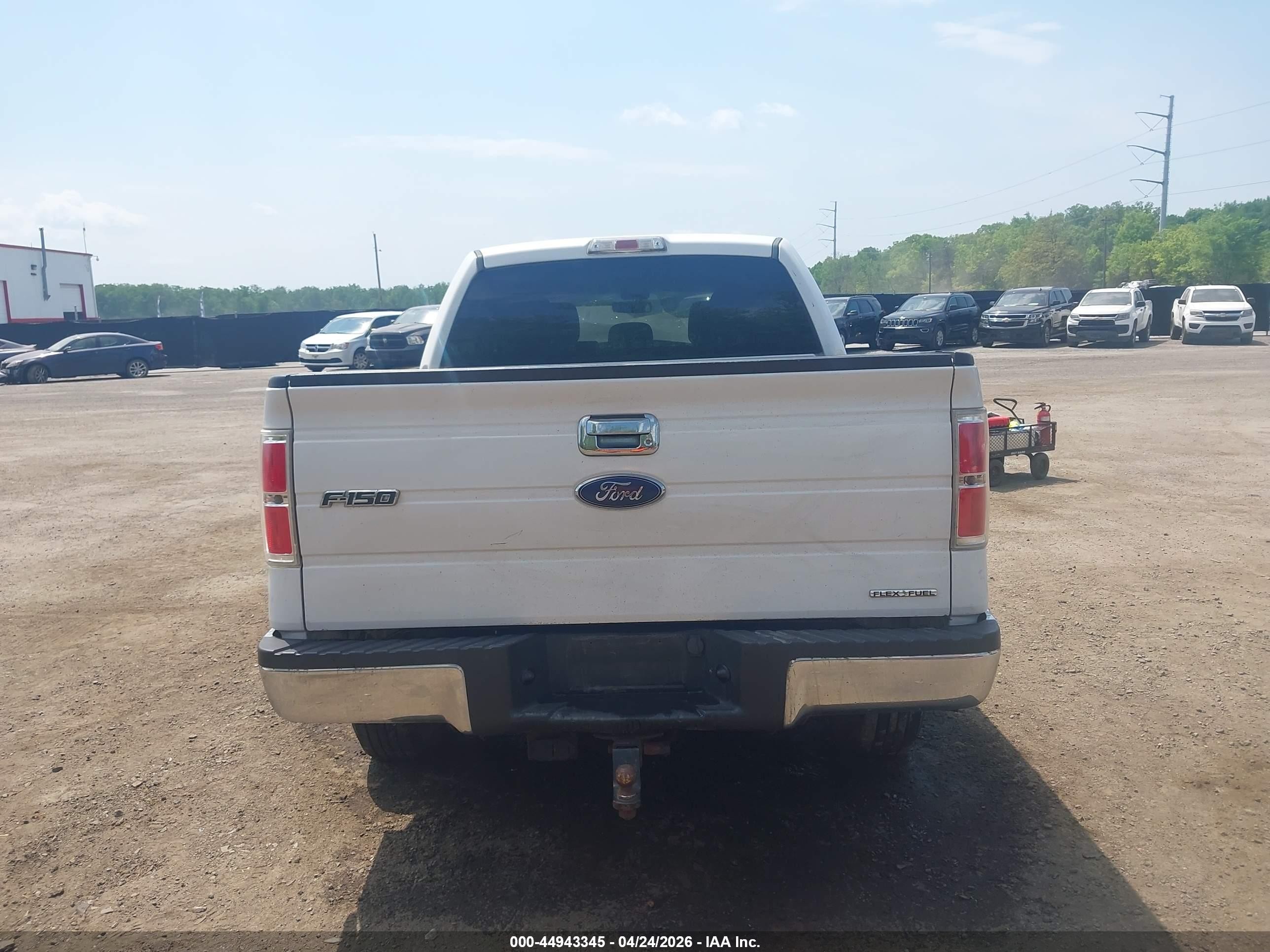 2013 Ford F-150 Xlt White vin: 1FTFW1EF1DFD27618