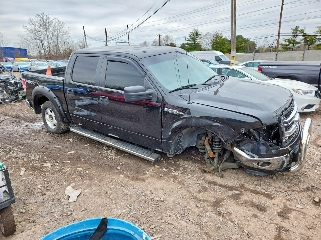 2013 Ford F150 Supercrew Black vin: 1FTFW1EF1DFD29319