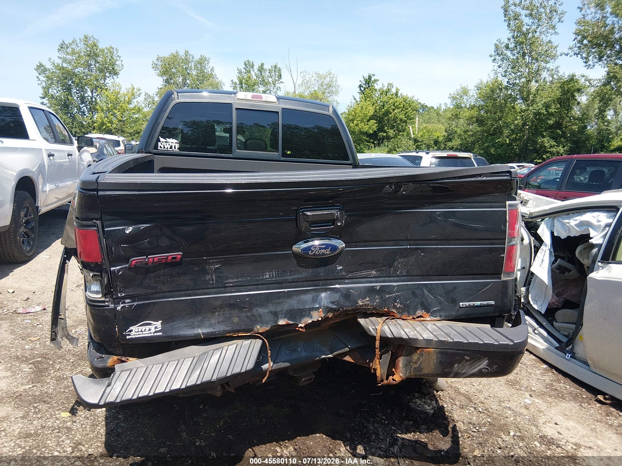 2013 Ford F-150 Fx4 Black vin: 1FTFW1EF1DFD35038