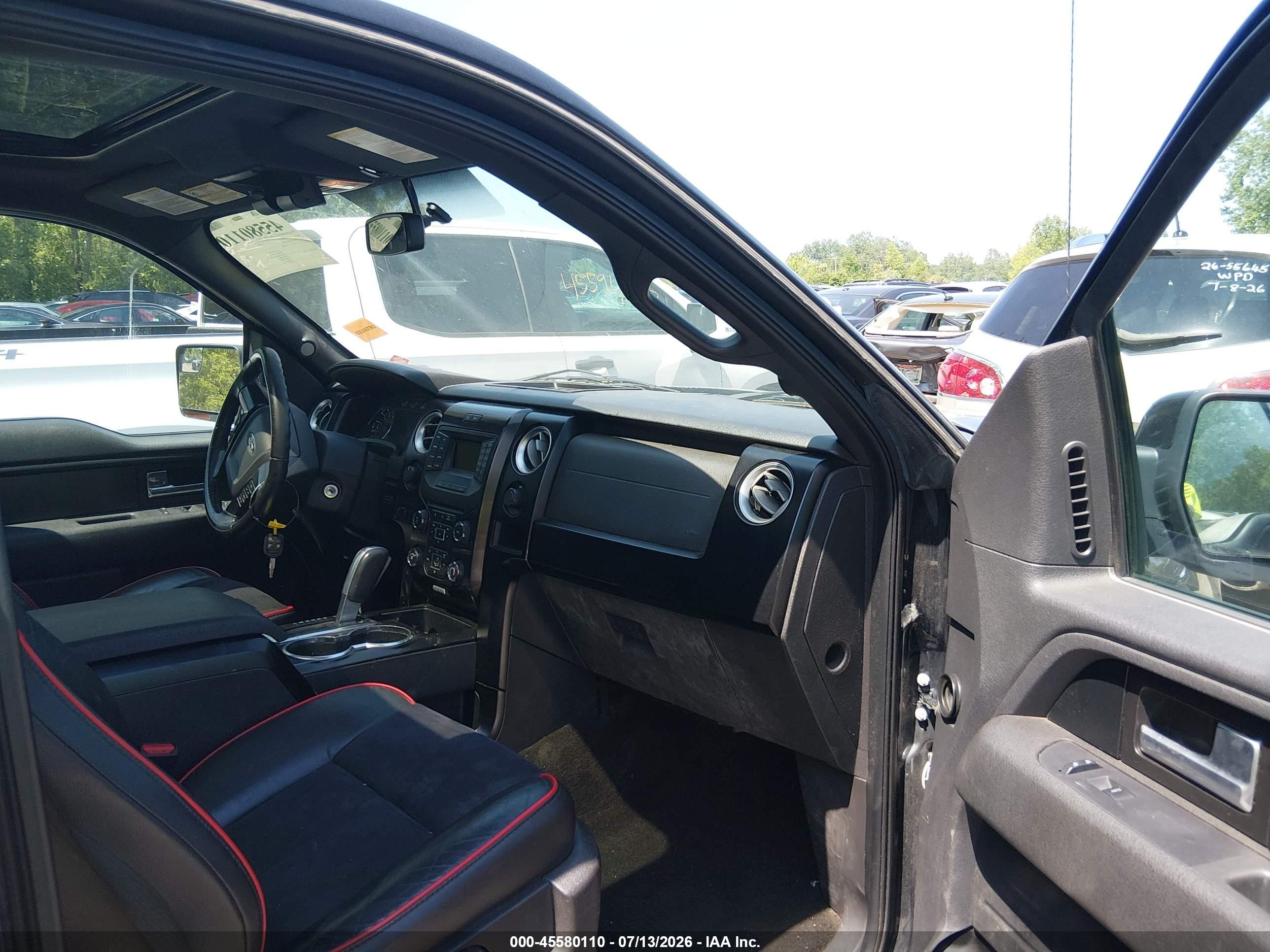 2013 Ford F-150 Fx4 Black vin: 1FTFW1EF1DFD35038