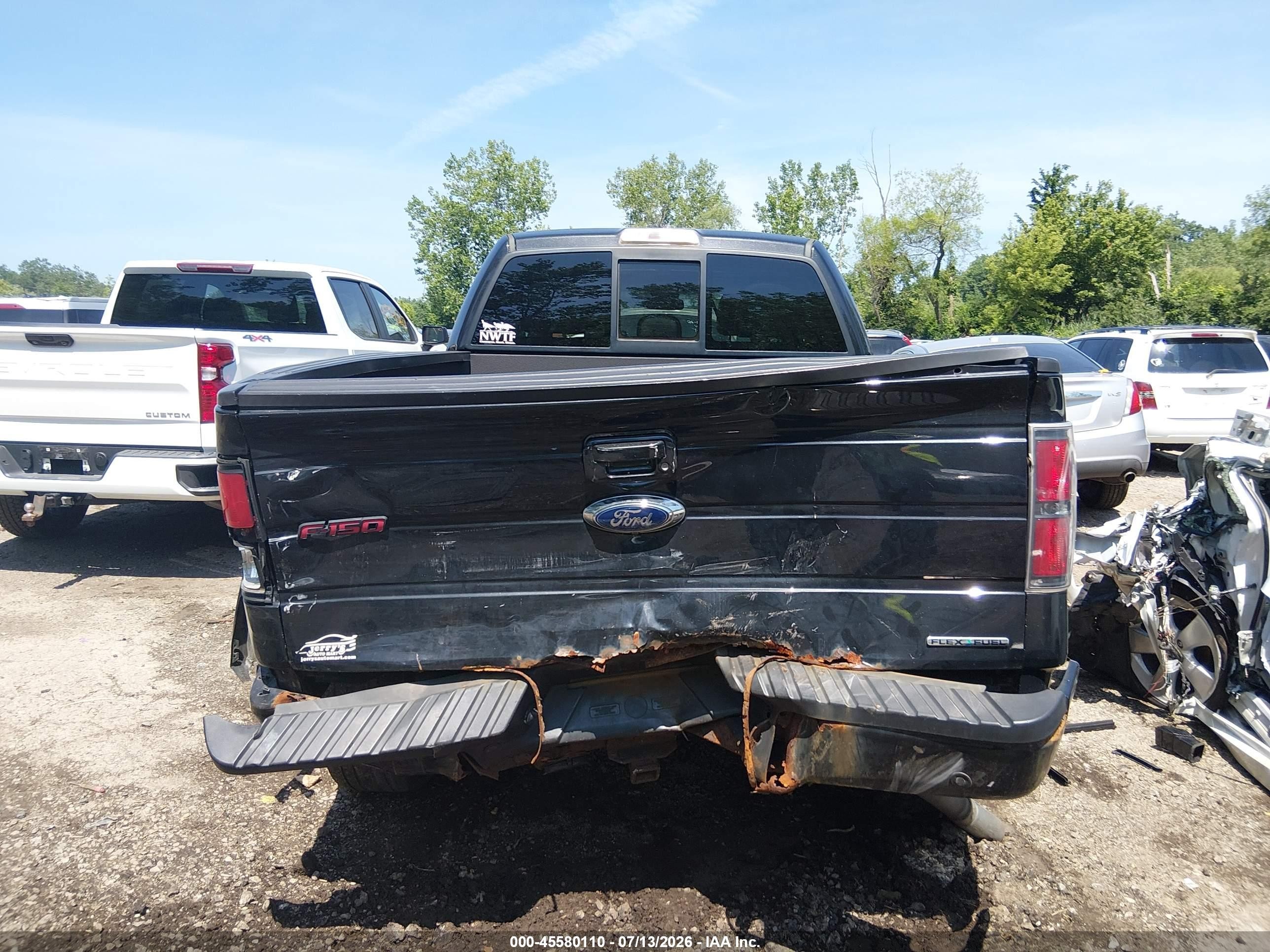 2013 Ford F-150 Fx4 Black vin: 1FTFW1EF1DFD35038