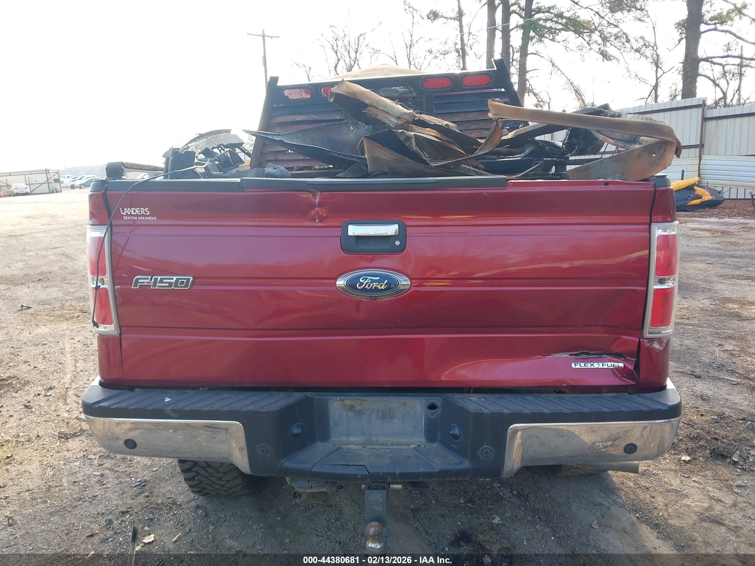 2013 Ford F-150 Xlt Red vin: 1FTFW1EF1DFD53040