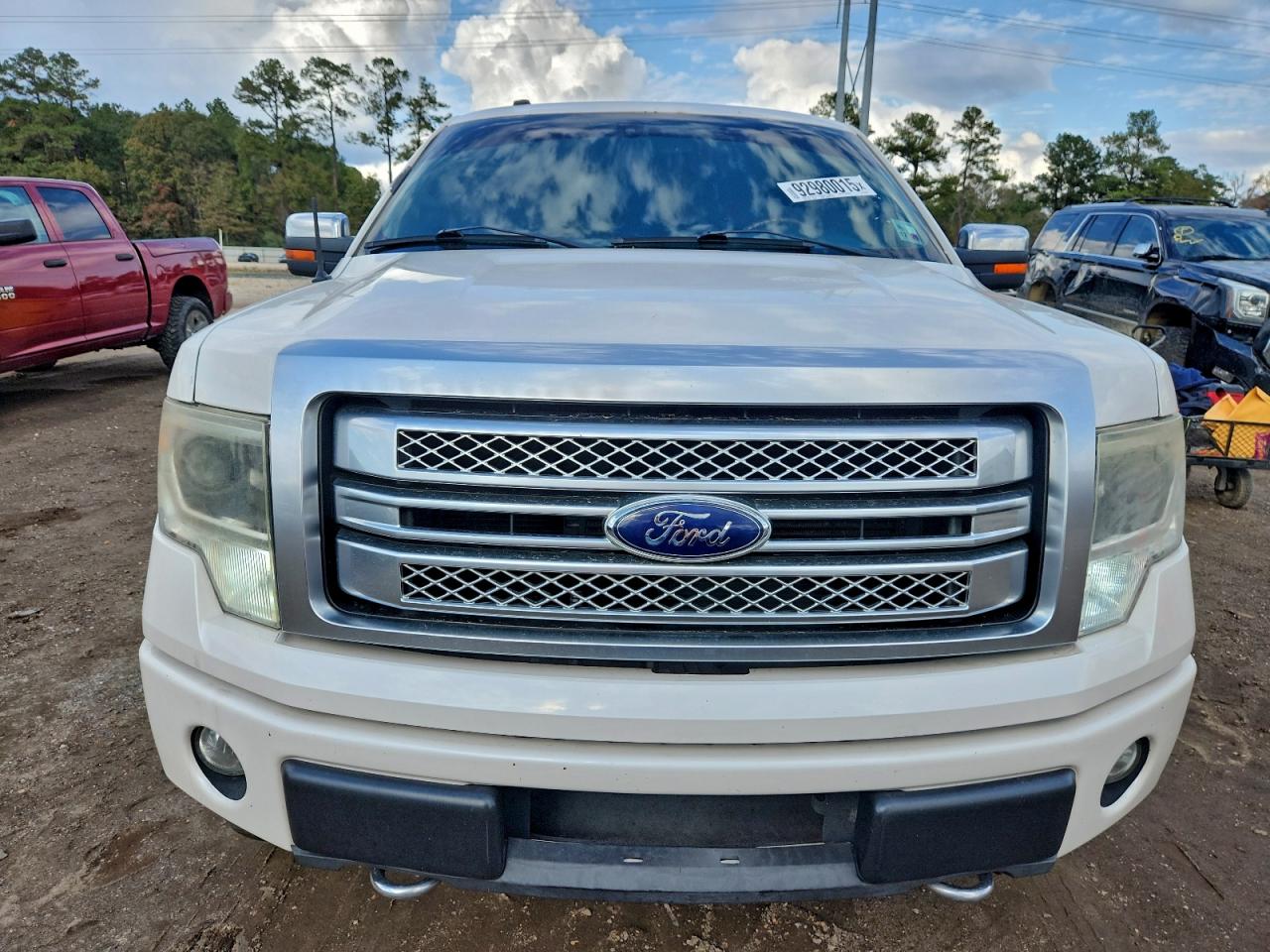 2013 Ford F150 Supercrew White vin: 1FTFW1EF1DFD63275