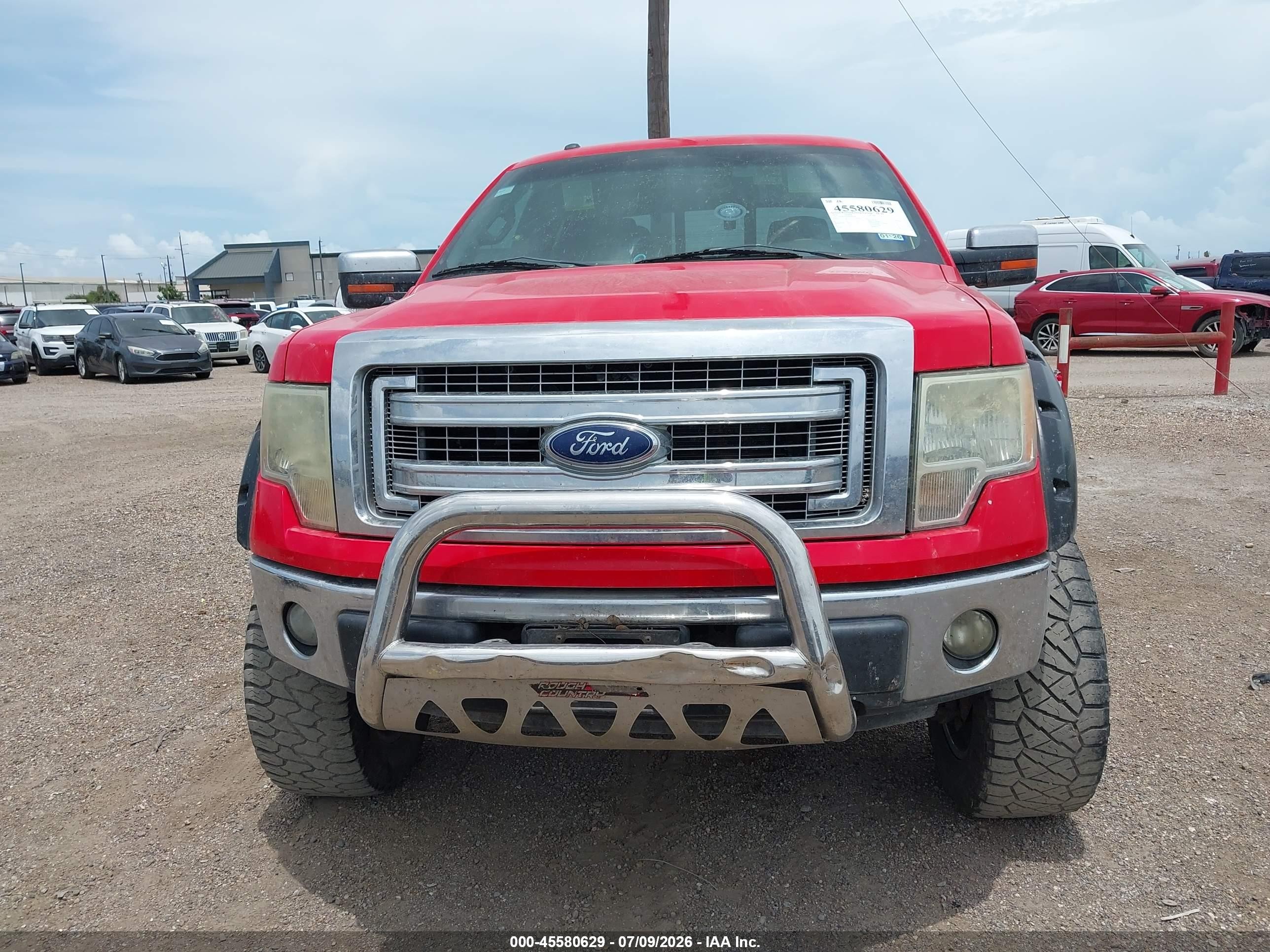 2013 Ford F-150 Xlt Red vin: 1FTFW1EF1DKD06159
