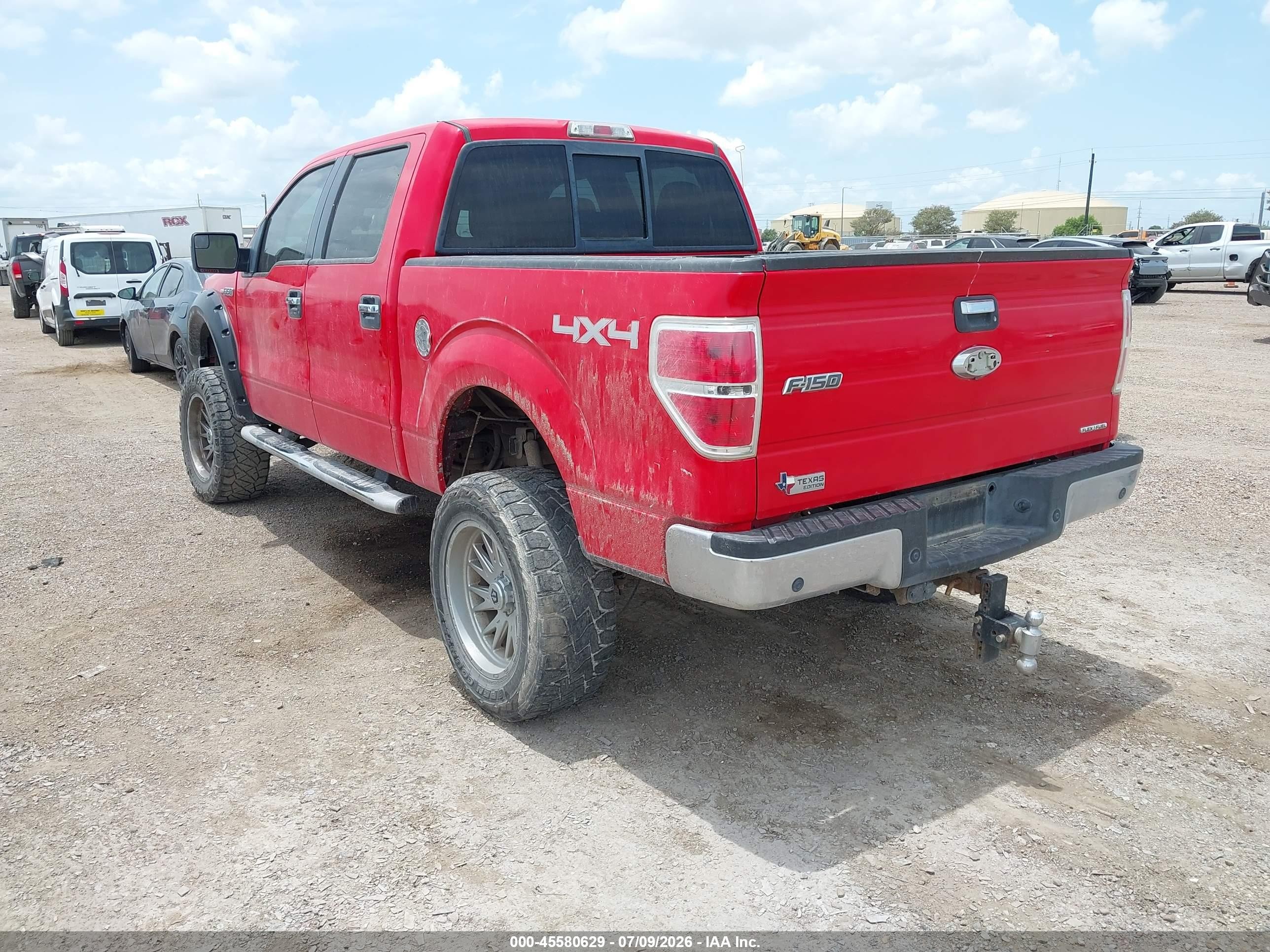 2013 Ford F-150 Xlt Red vin: 1FTFW1EF1DKD06159
