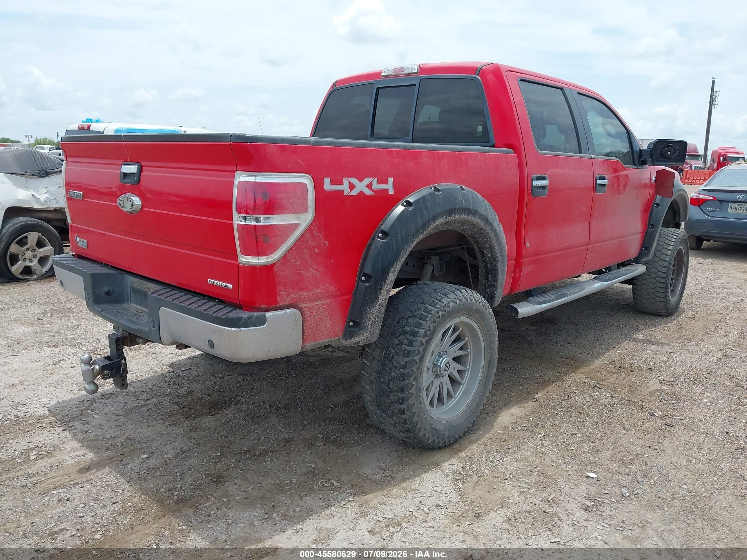 2013 Ford F-150 Xlt Red vin: 1FTFW1EF1DKD06159