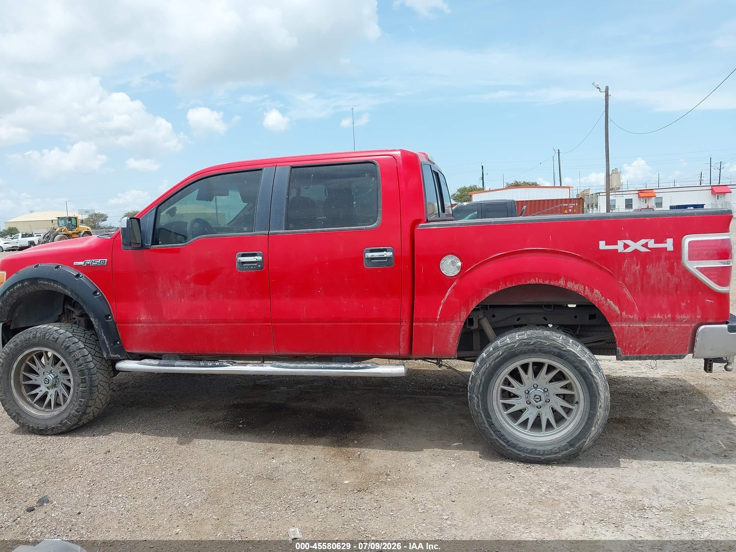 2013 Ford F-150 Xlt Red vin: 1FTFW1EF1DKD06159