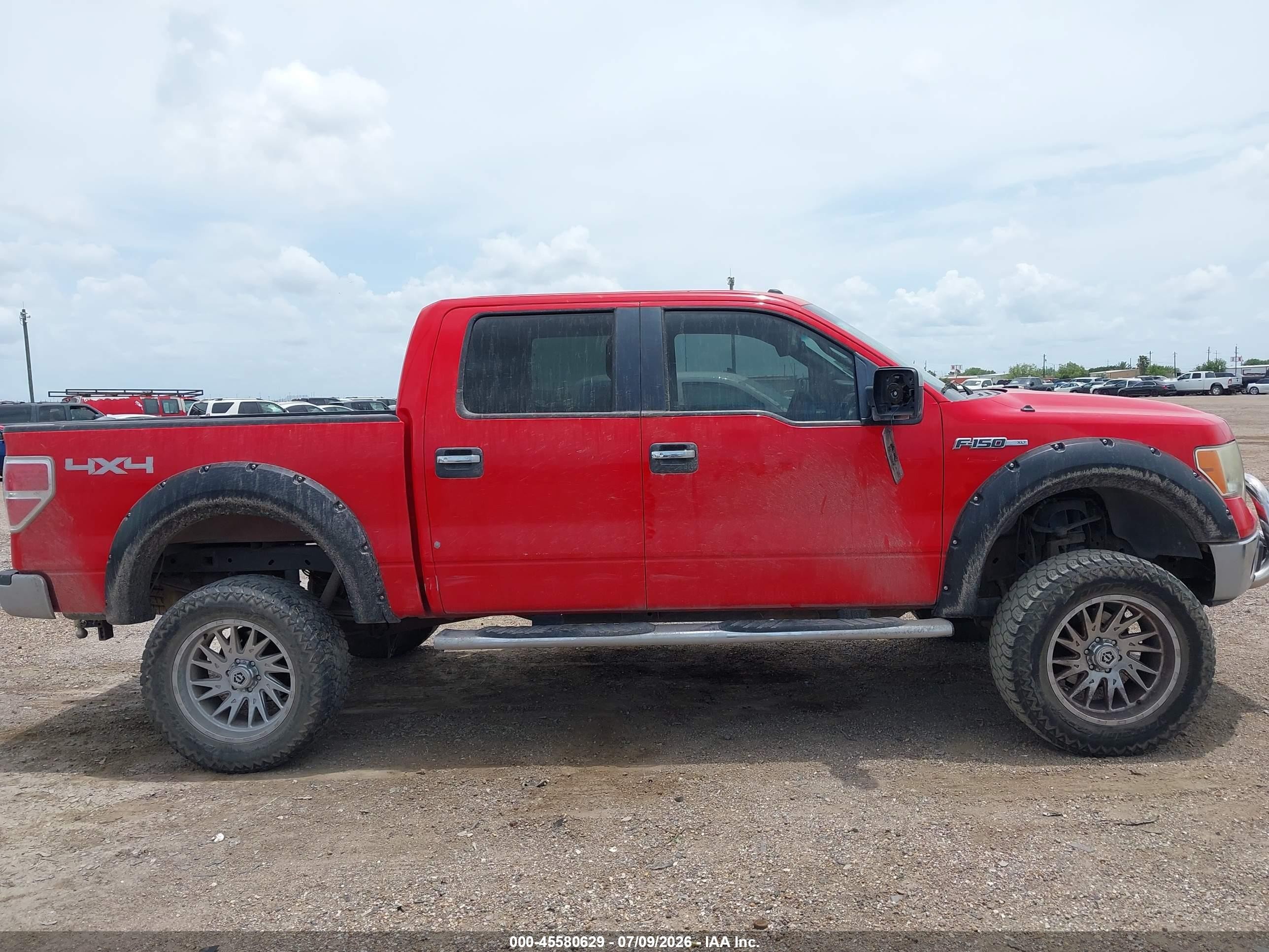 2013 Ford F-150 Xlt Red vin: 1FTFW1EF1DKD06159
