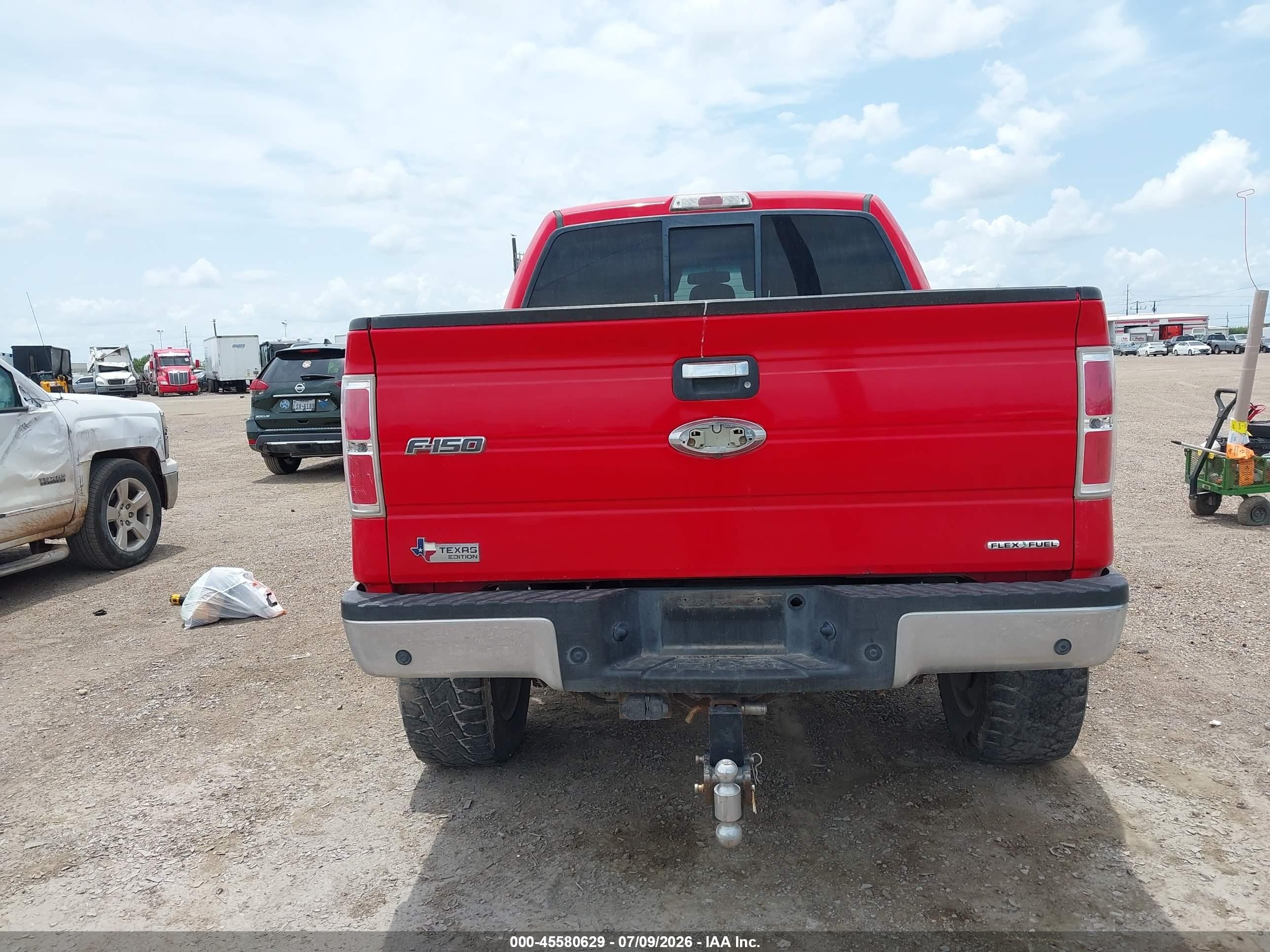 2013 Ford F-150 Xlt Red vin: 1FTFW1EF1DKD06159