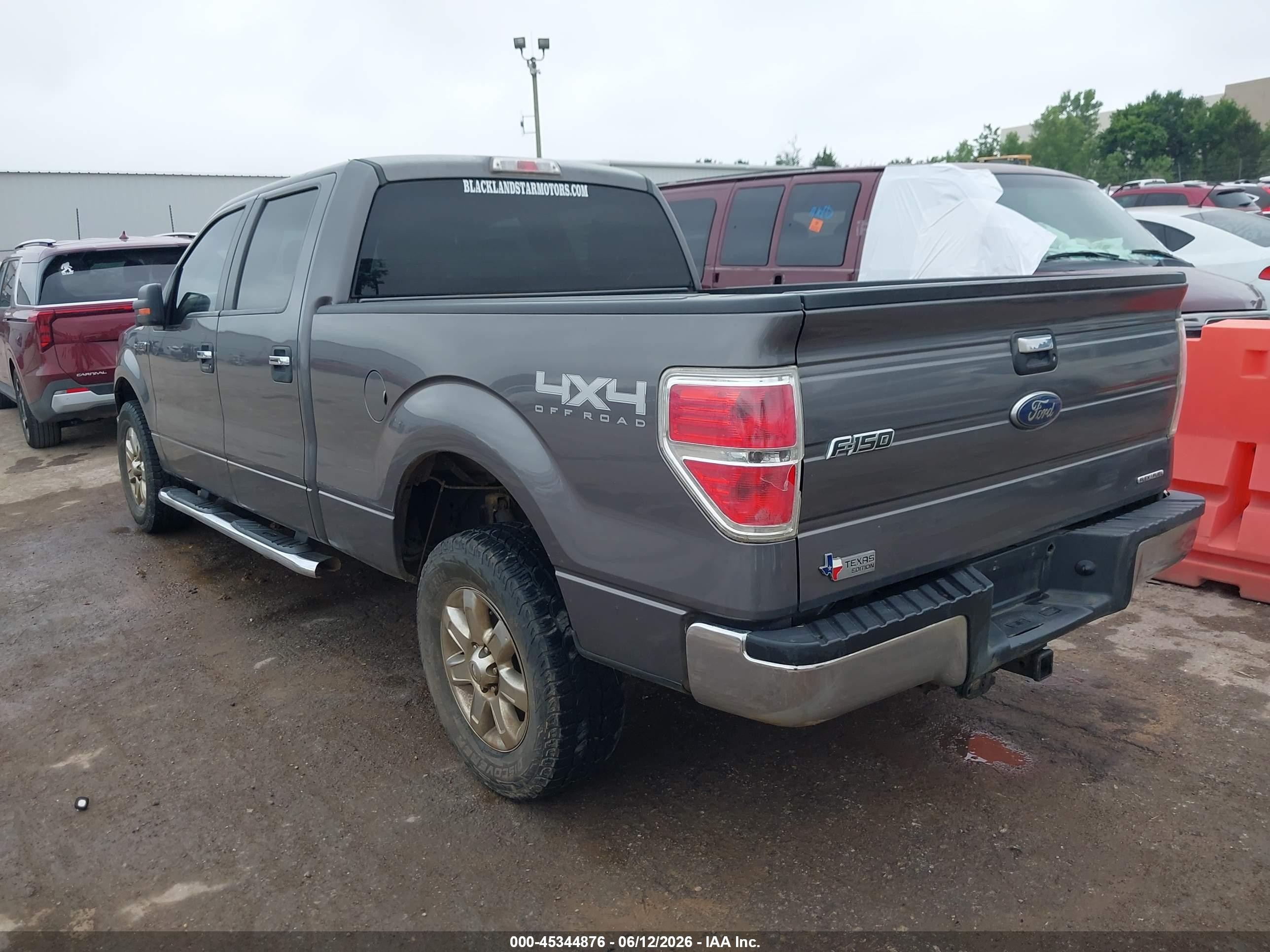 2013 Ford F-150 Xlt Gray vin: 1FTFW1EF1DKD53515