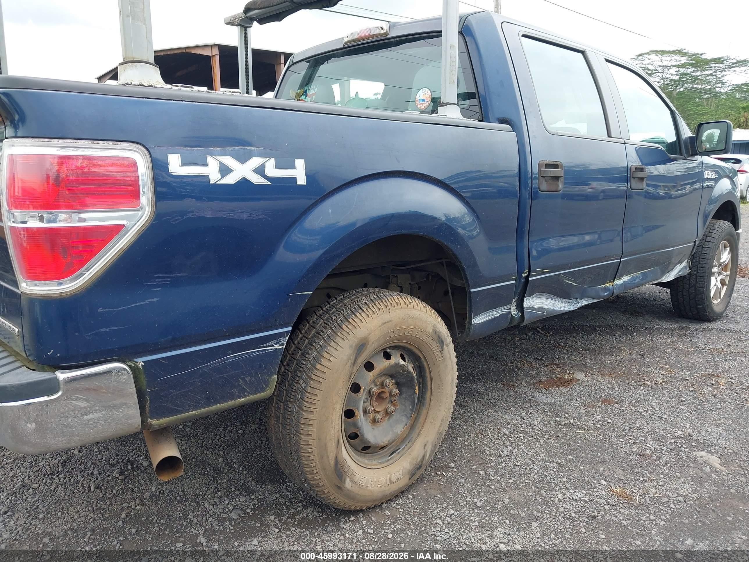 2013 Ford F-150 Xl Dark Blue vin: 1FTFW1EF1DKF32718