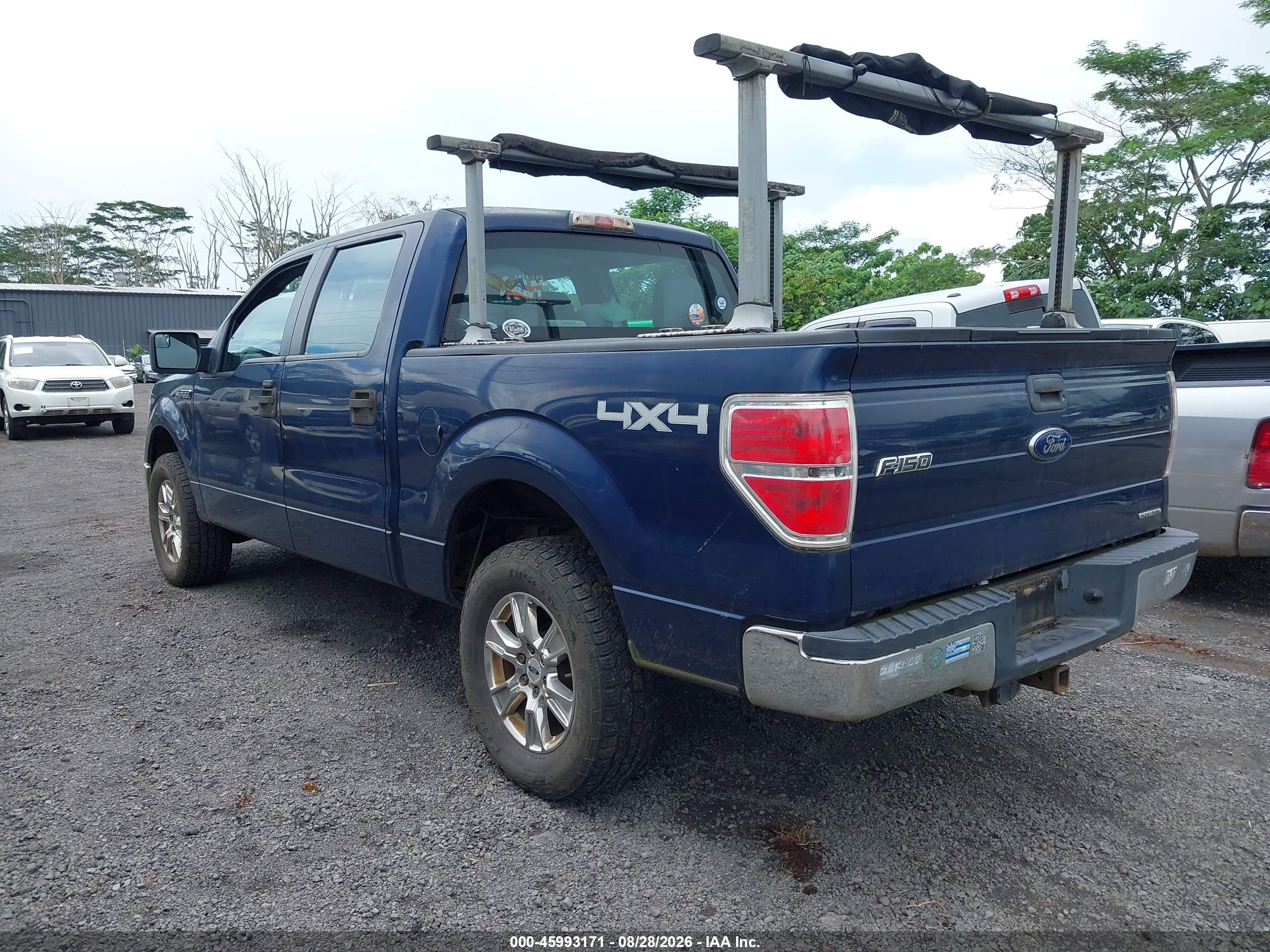 2013 Ford F-150 Xl Dark Blue vin: 1FTFW1EF1DKF32718
