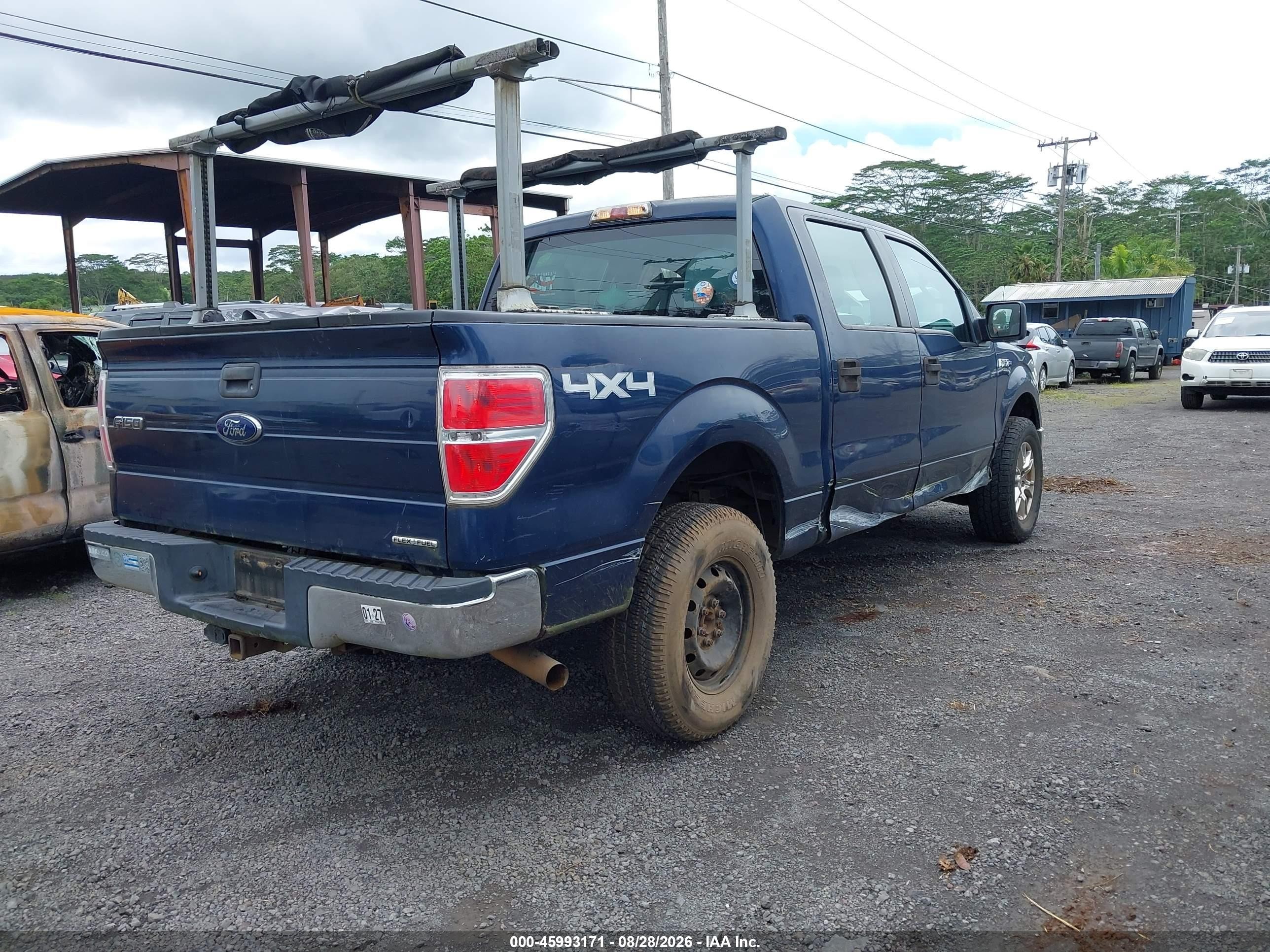 2013 Ford F-150 Xl Dark Blue vin: 1FTFW1EF1DKF32718