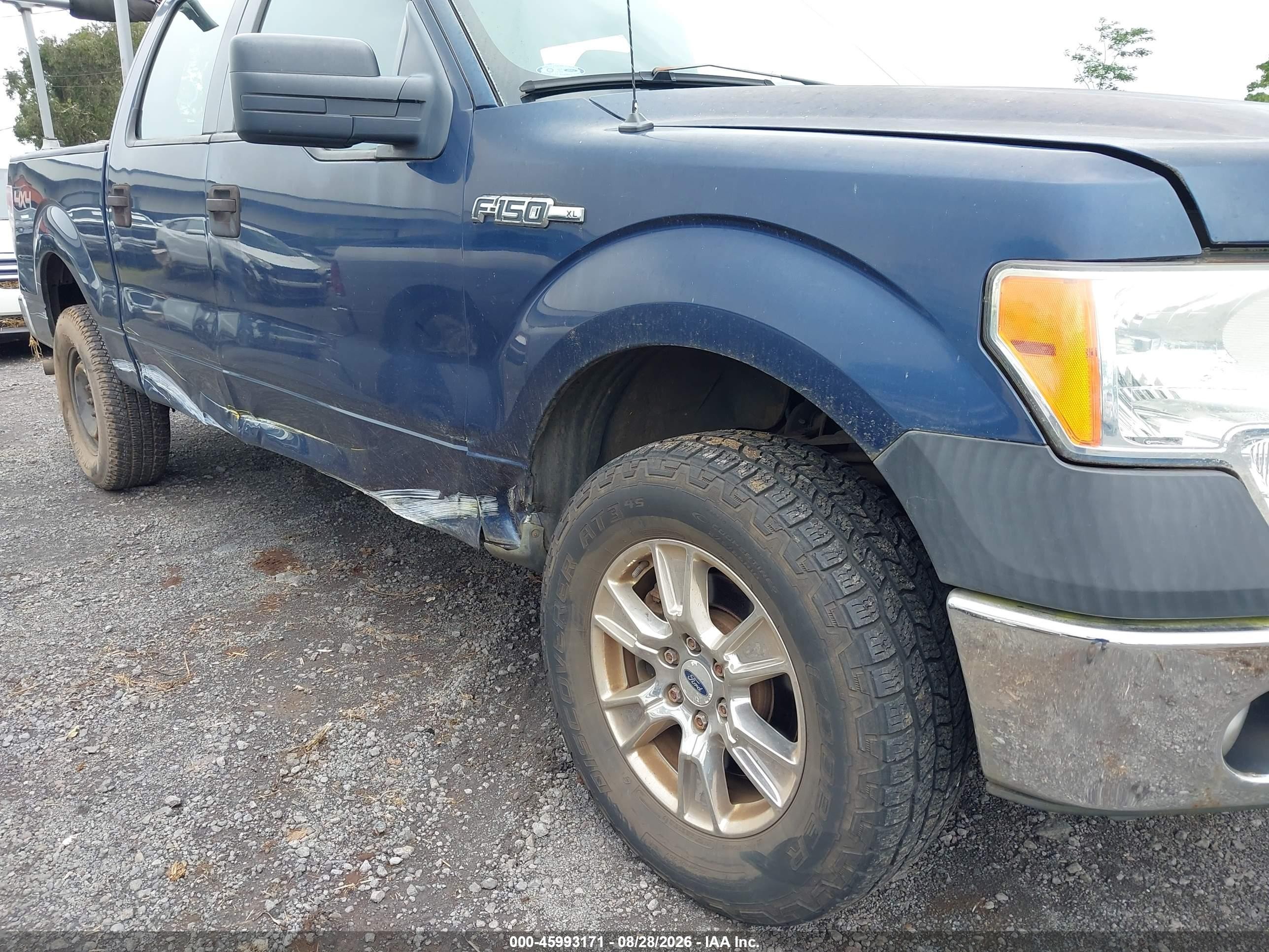 2013 Ford F-150 Xl Dark Blue vin: 1FTFW1EF1DKF32718