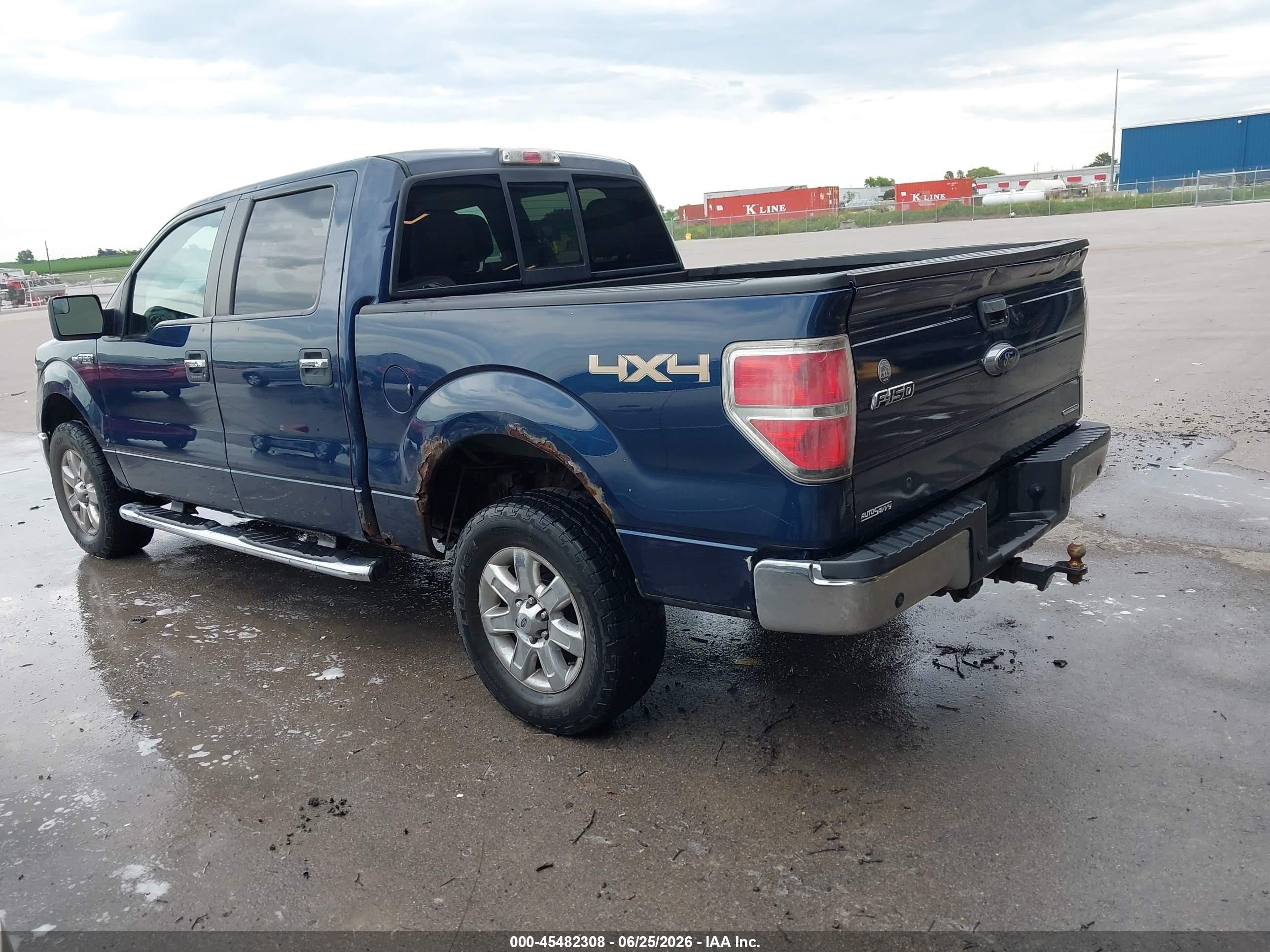 2013 Ford F-150 Xlt Blue vin: 1FTFW1EF1DKF71650
