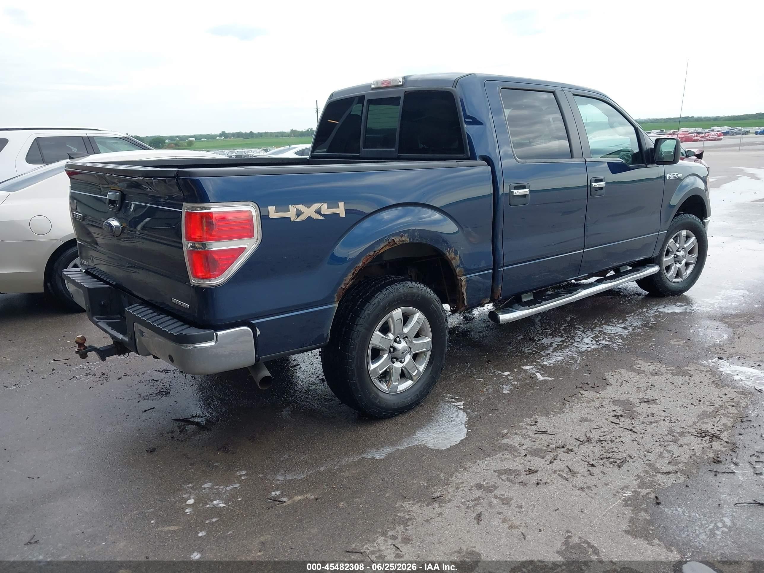 2013 Ford F-150 Xlt Blue vin: 1FTFW1EF1DKF71650