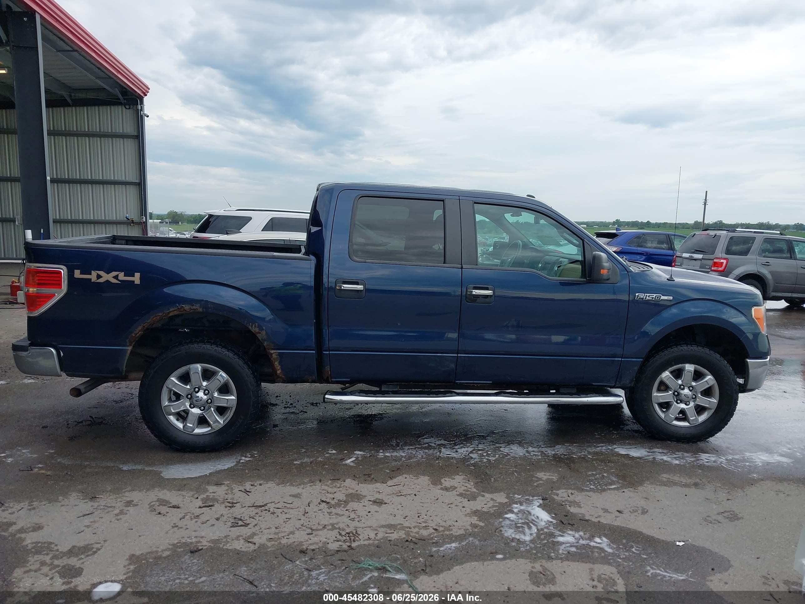 2013 Ford F-150 Xlt Blue vin: 1FTFW1EF1DKF71650