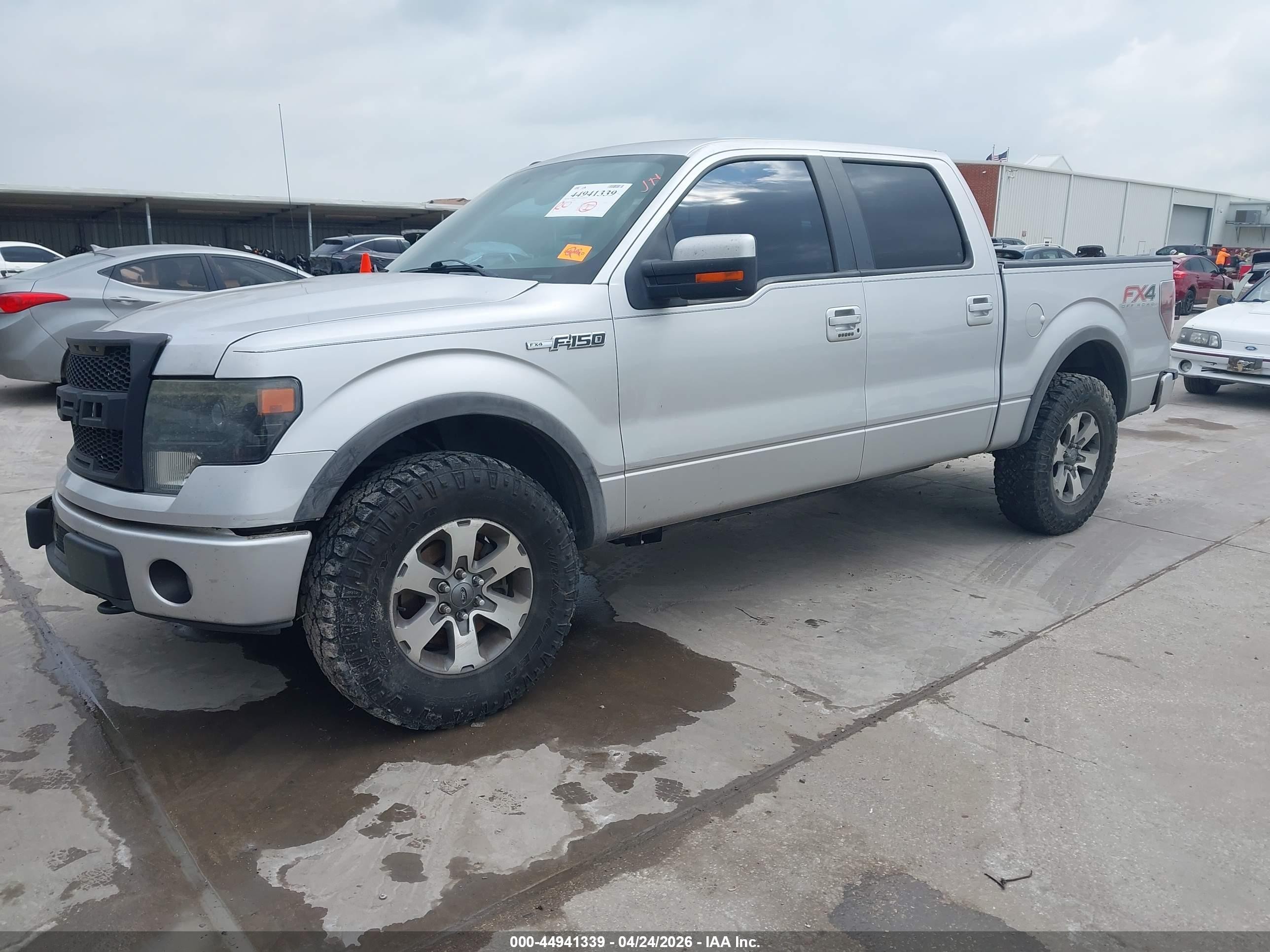 2013 Ford F-150 Fx4 Серебряный vin: 1FTFW1EF1DKG03108