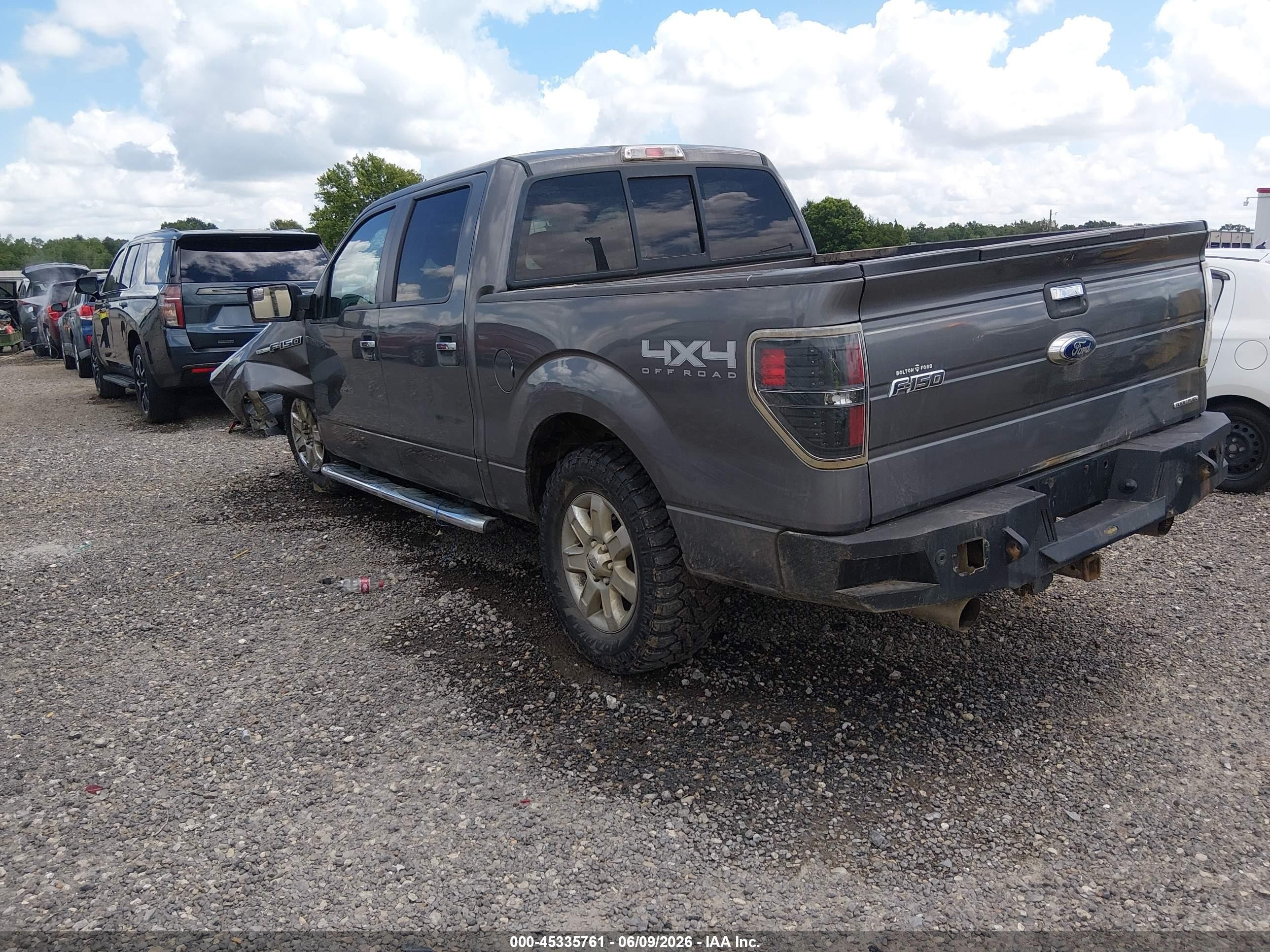 2013 Ford F-150 Xlt Gray vin: 1FTFW1EF1DKG18448