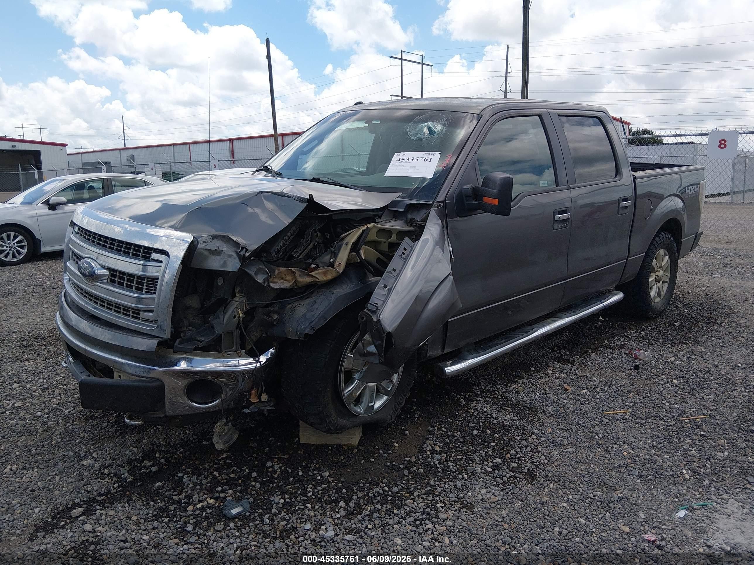 2013 Ford F-150 Xlt Gray vin: 1FTFW1EF1DKG18448