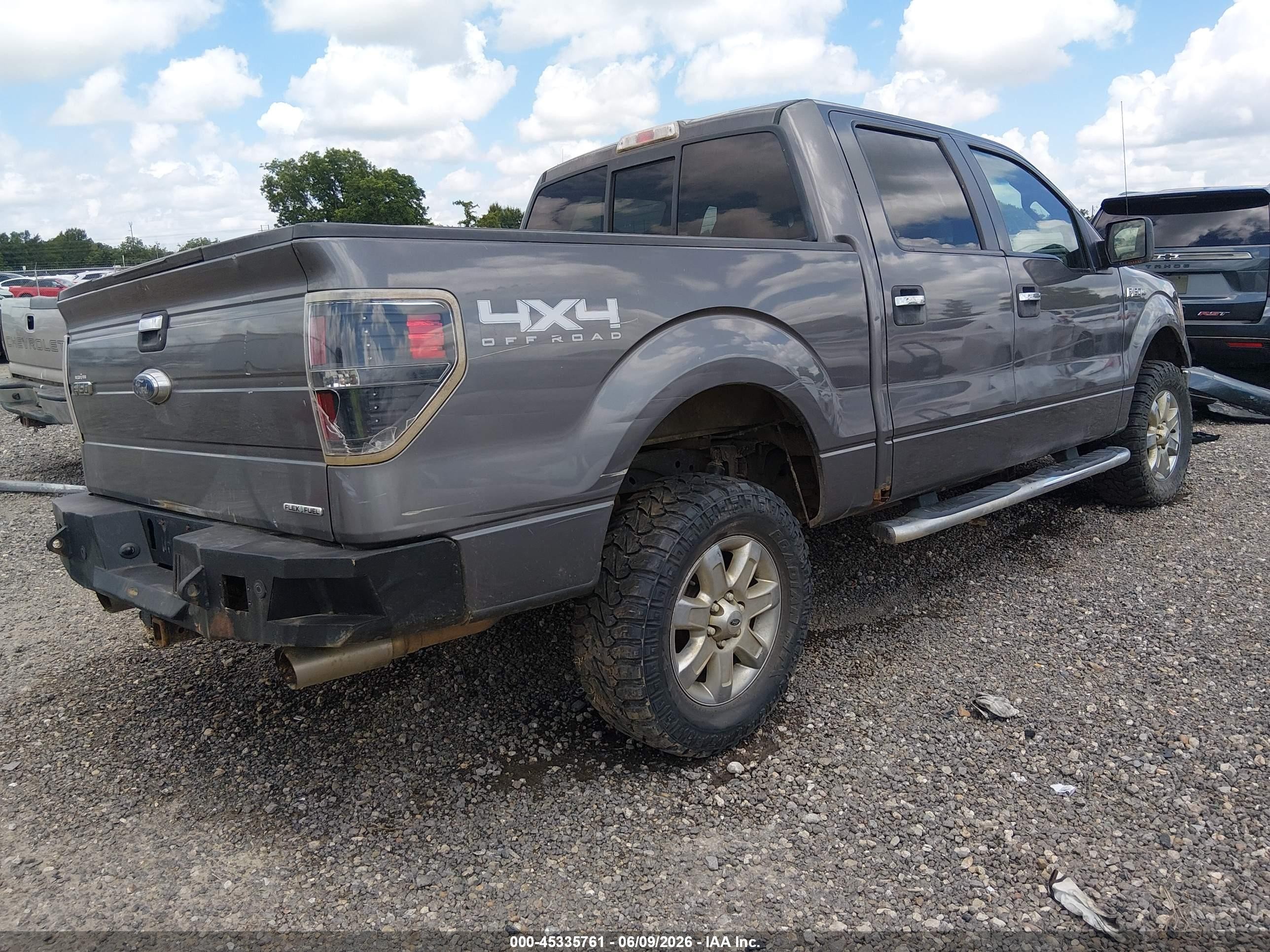 2013 Ford F-150 Xlt Gray vin: 1FTFW1EF1DKG18448