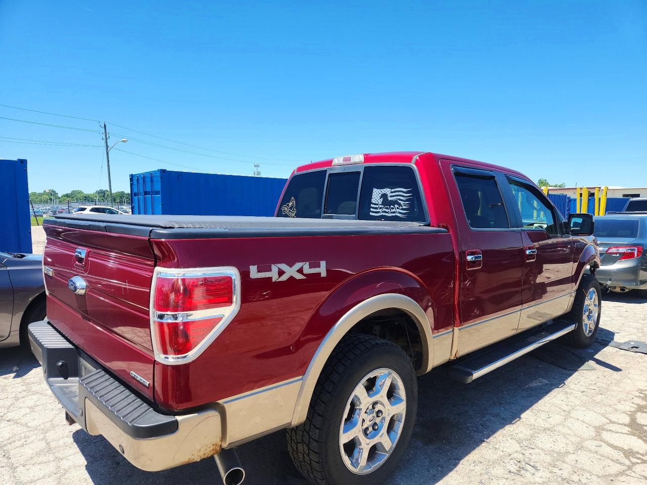 2014 Ford F150 Supercrew Red vin: 1FTFW1EF1EFA07149