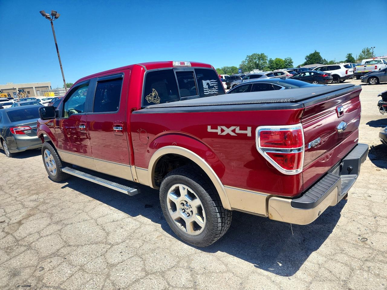 2014 Ford F150 Supercrew Red vin: 1FTFW1EF1EFA07149