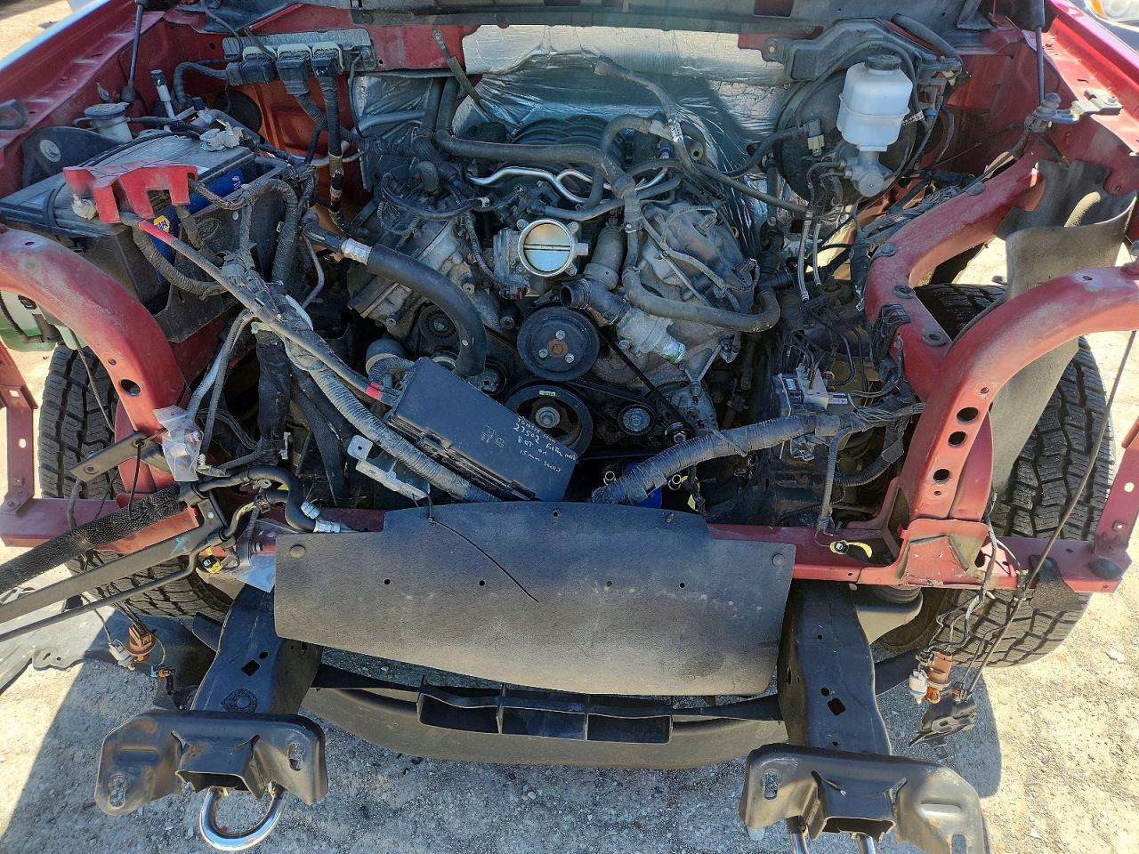 2014 Ford F150 Supercrew Red vin: 1FTFW1EF1EFA07149